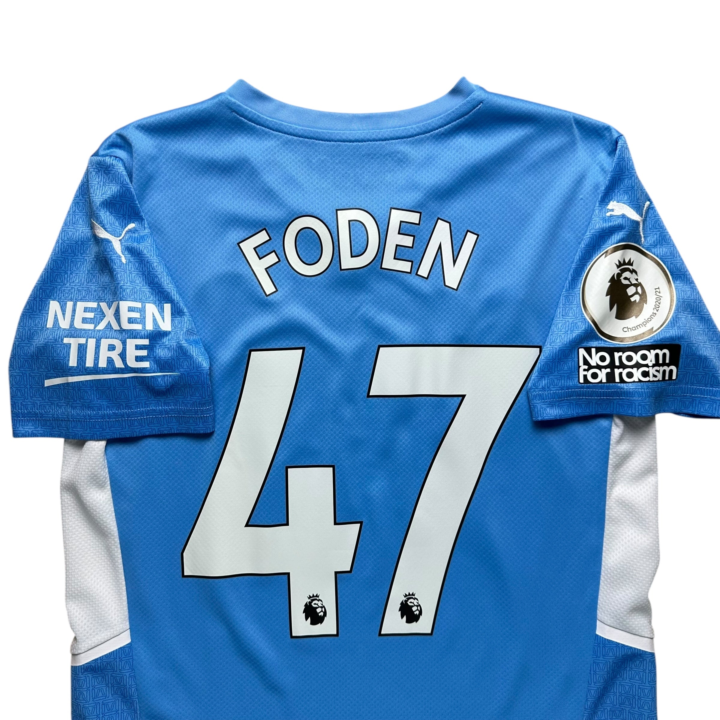 Manchester City 2021-22 Home Shirt (S) Foden #47
