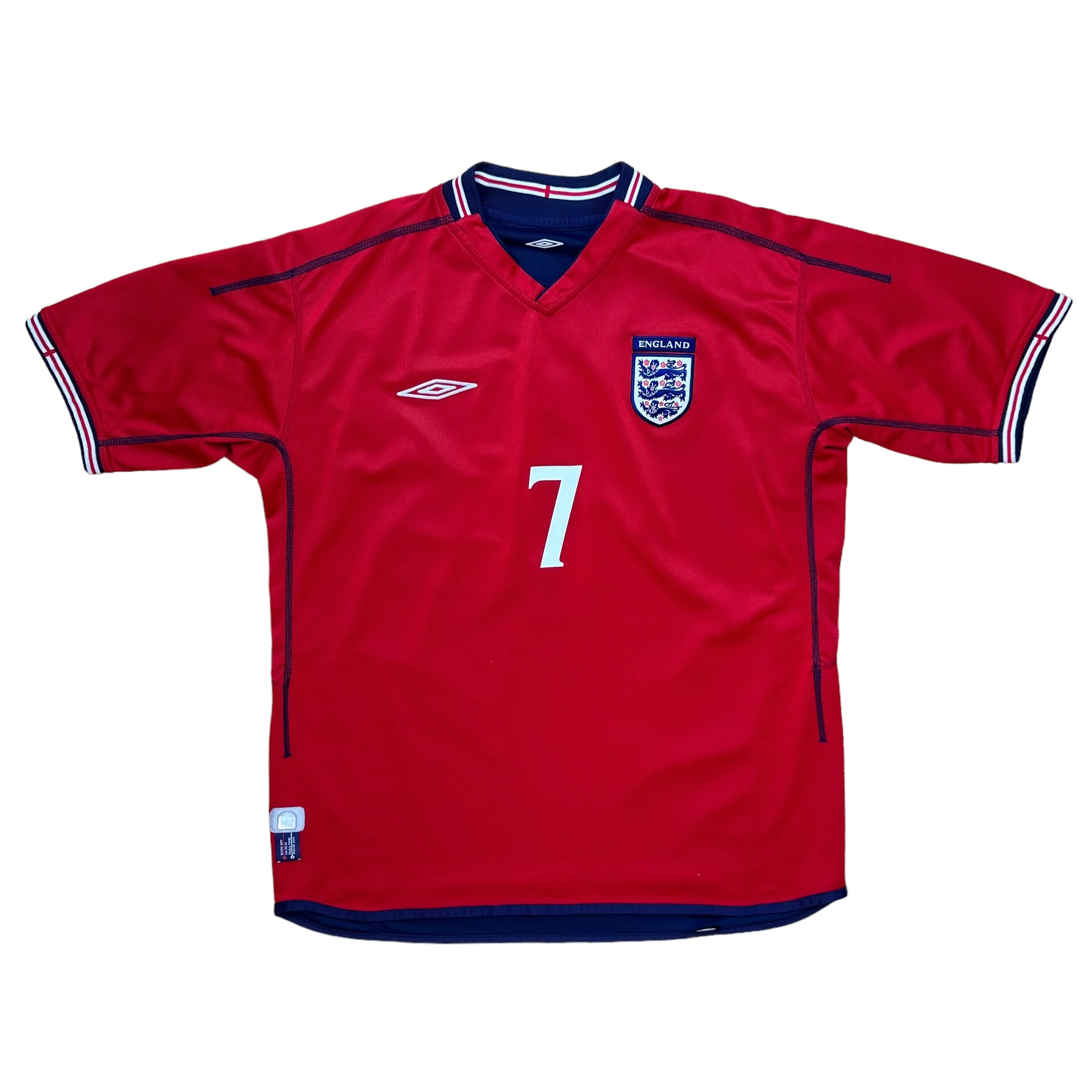 England 2002 Away Shirt (XL) Beckham #7