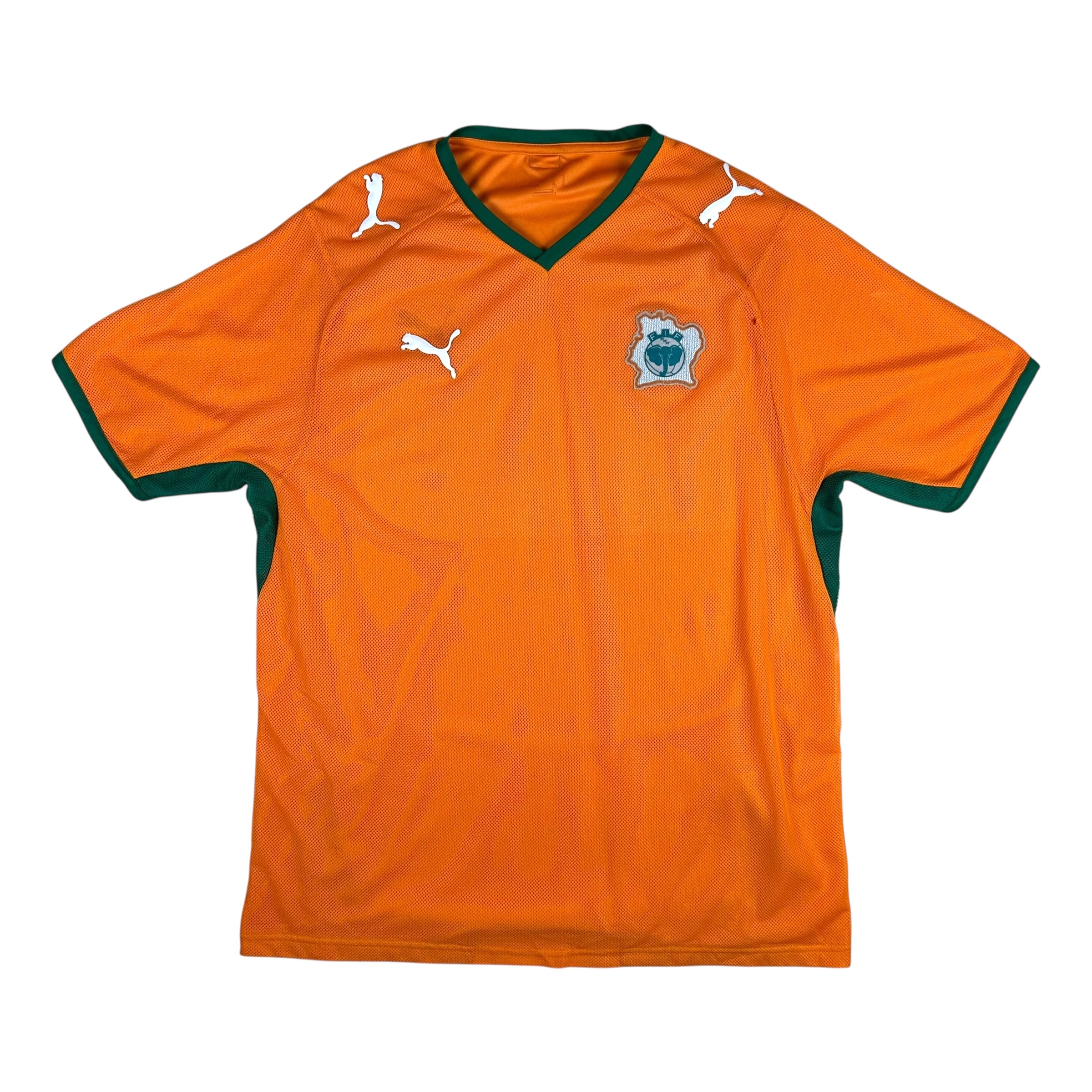 Ivory Coast 2008 Home Shirt (L) Drogba #11