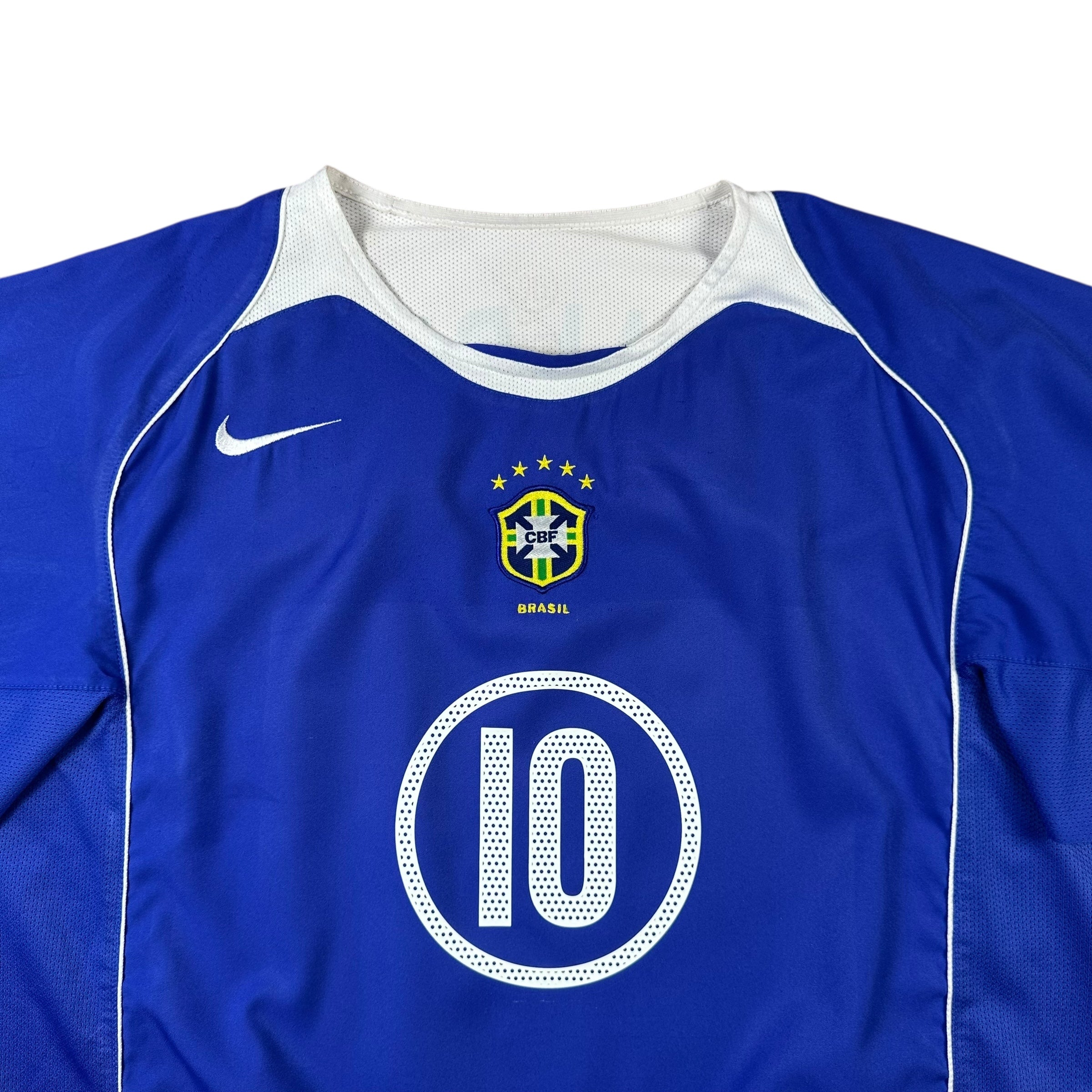 Brazil 2004 Away Shirt (XL) Ronaldinho #10