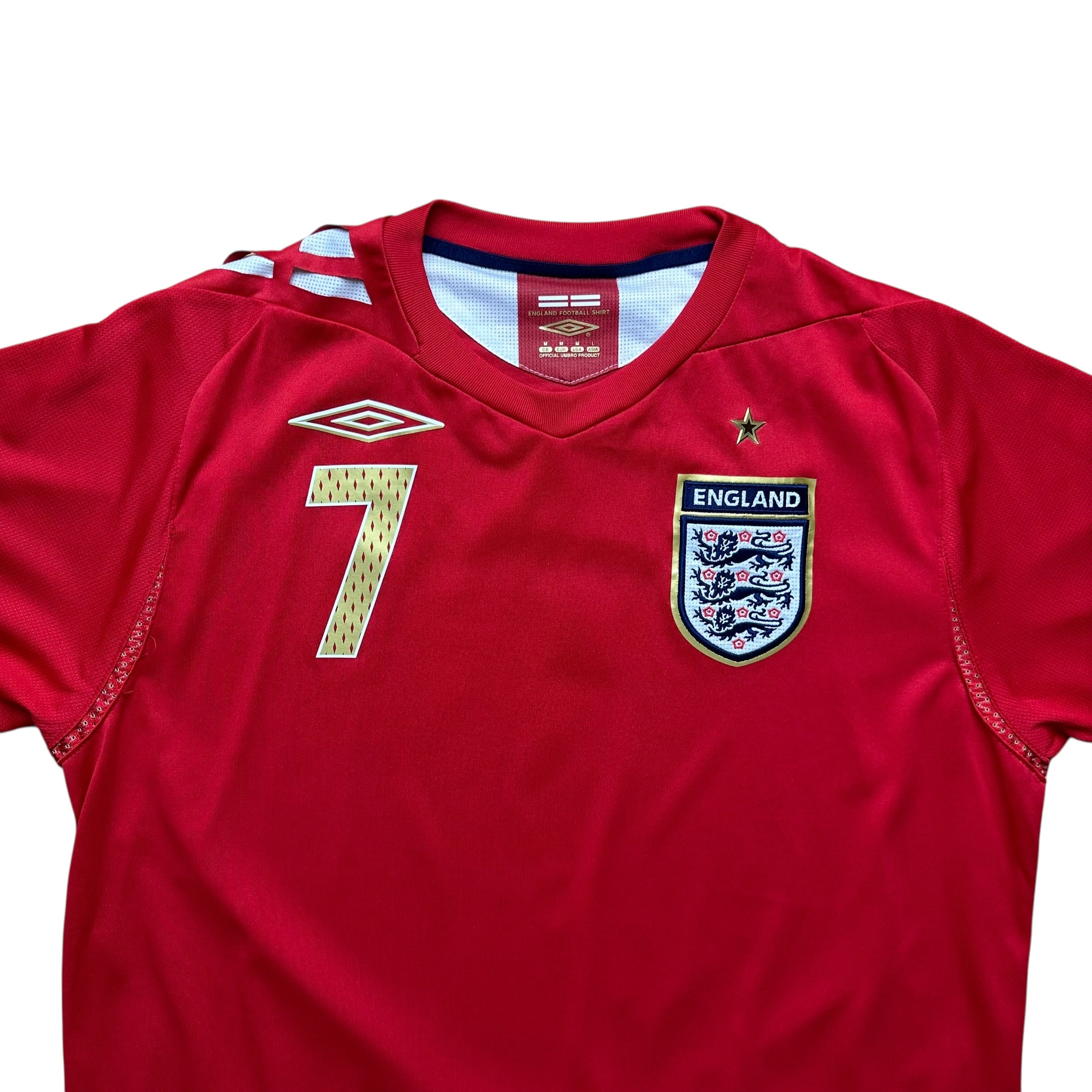 England 2006 Away Shirt (M) Beckham #7