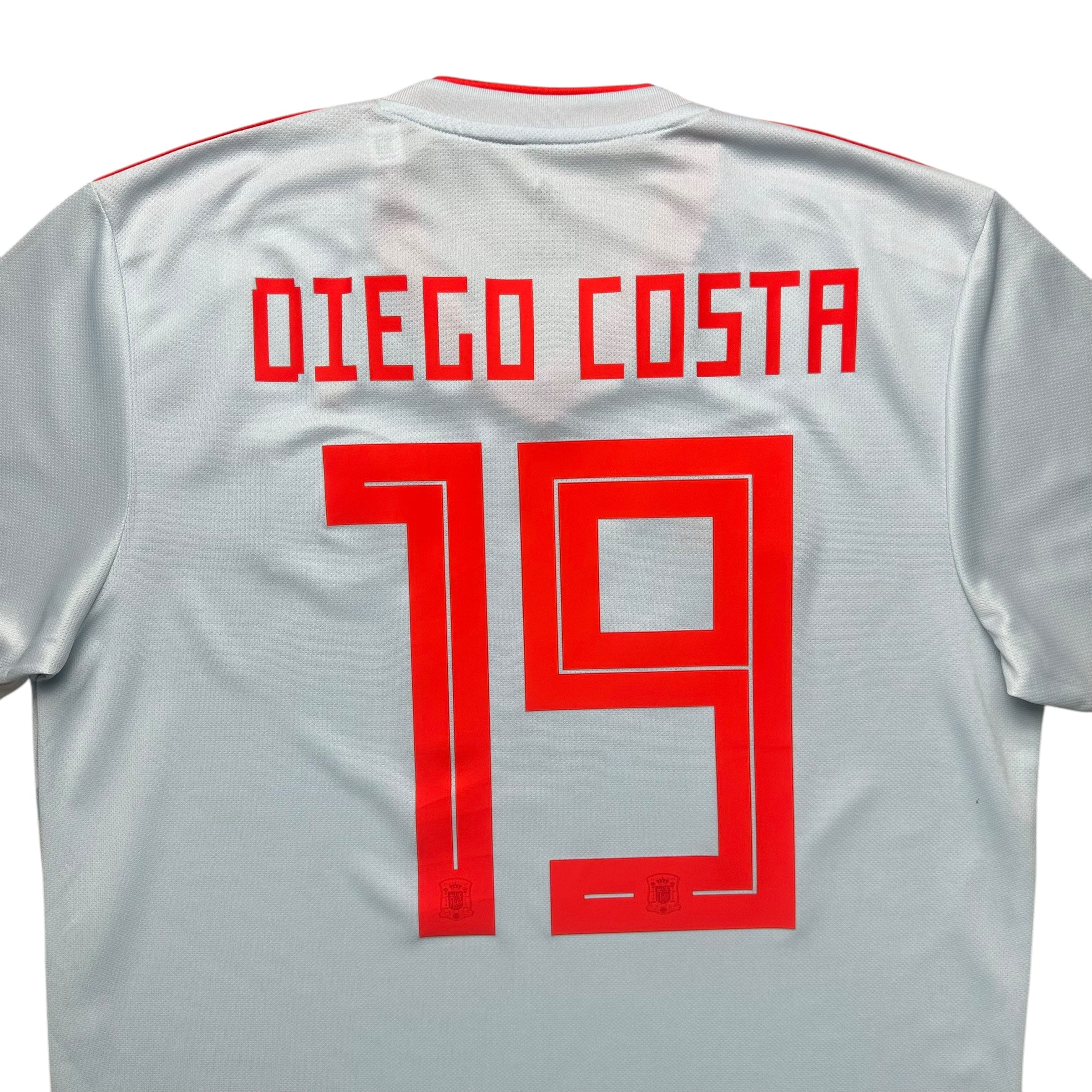 Spain 2018 Away Shirt (M) Diego Costa #19