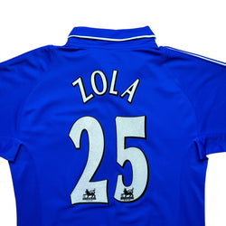 Chelsea 2001-03 Home Shirt (S) Zola #25