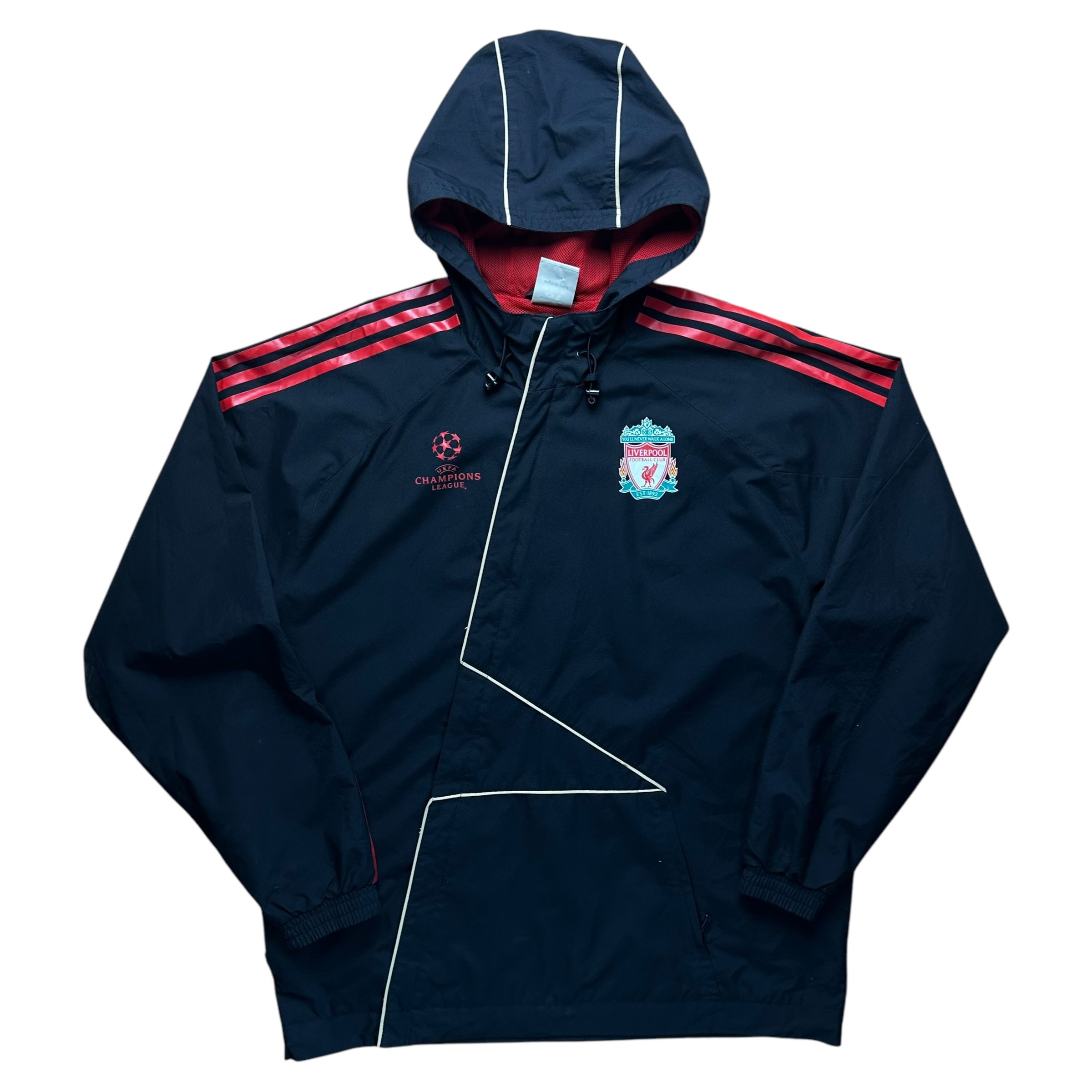 Liverpool 2009-10 Champions League Hooded Jacket (L)