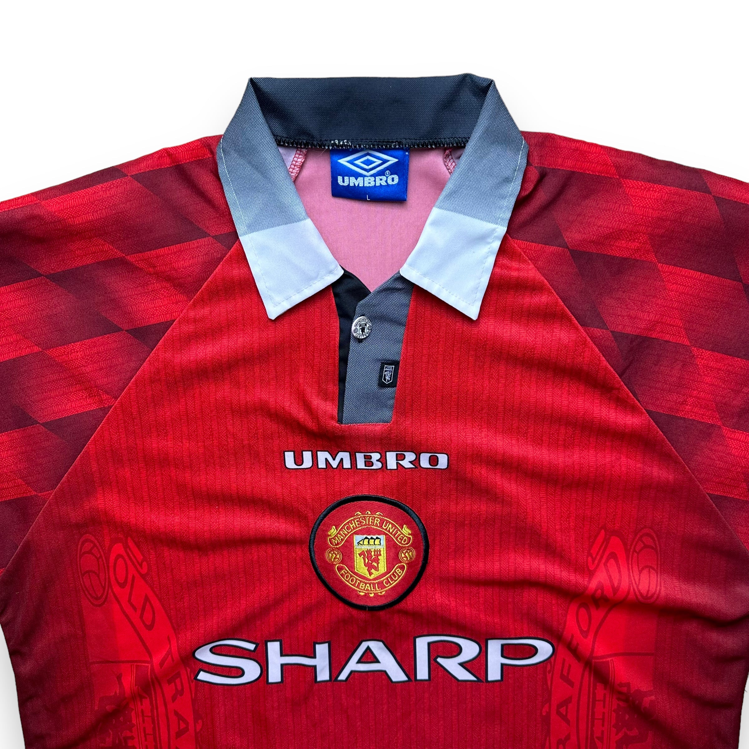 Manchester United 1996-98 Home Shirt (Multiple Sizes) Beckham #10