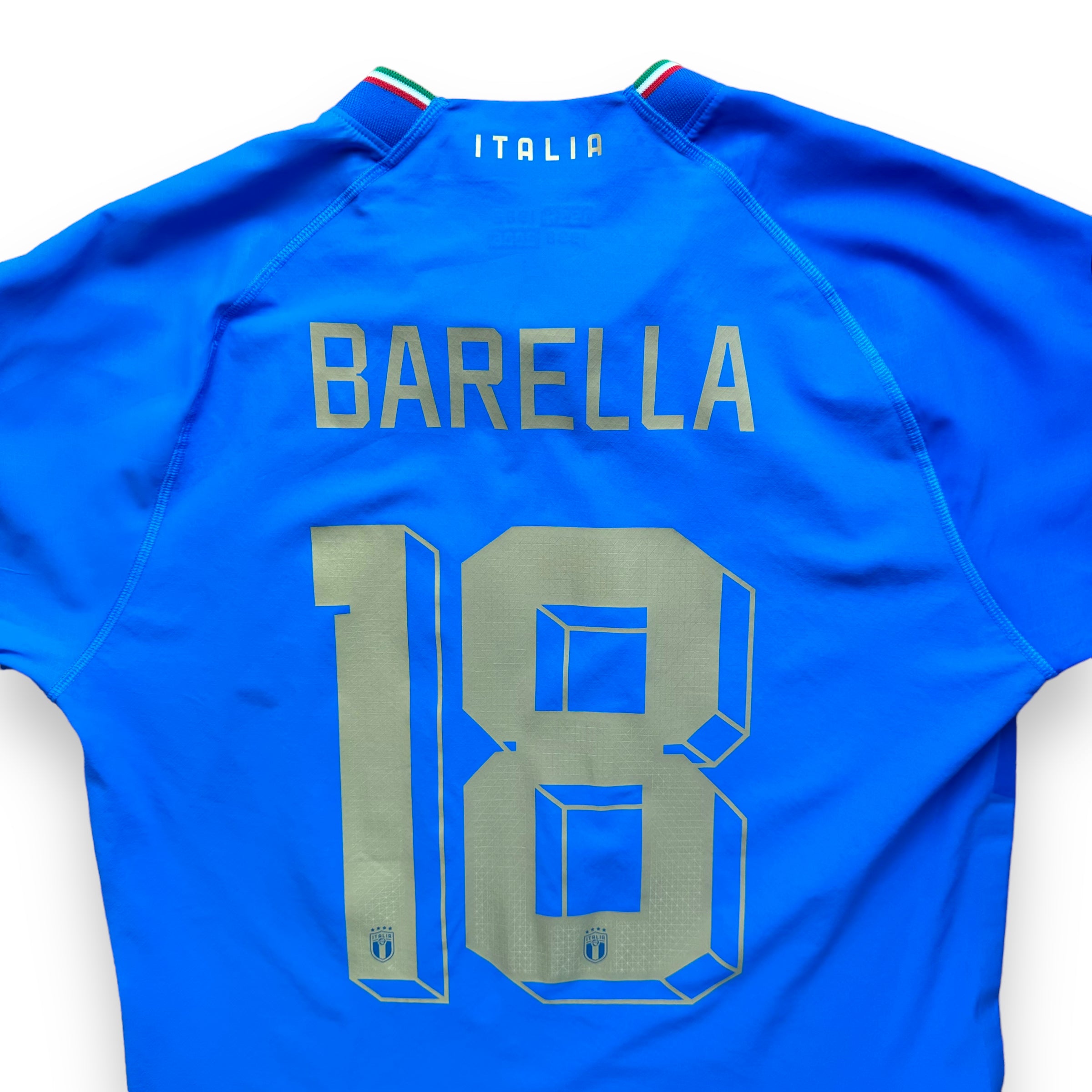 Italy 2022 Home Shirt (Multiple Sizes) Barella #18