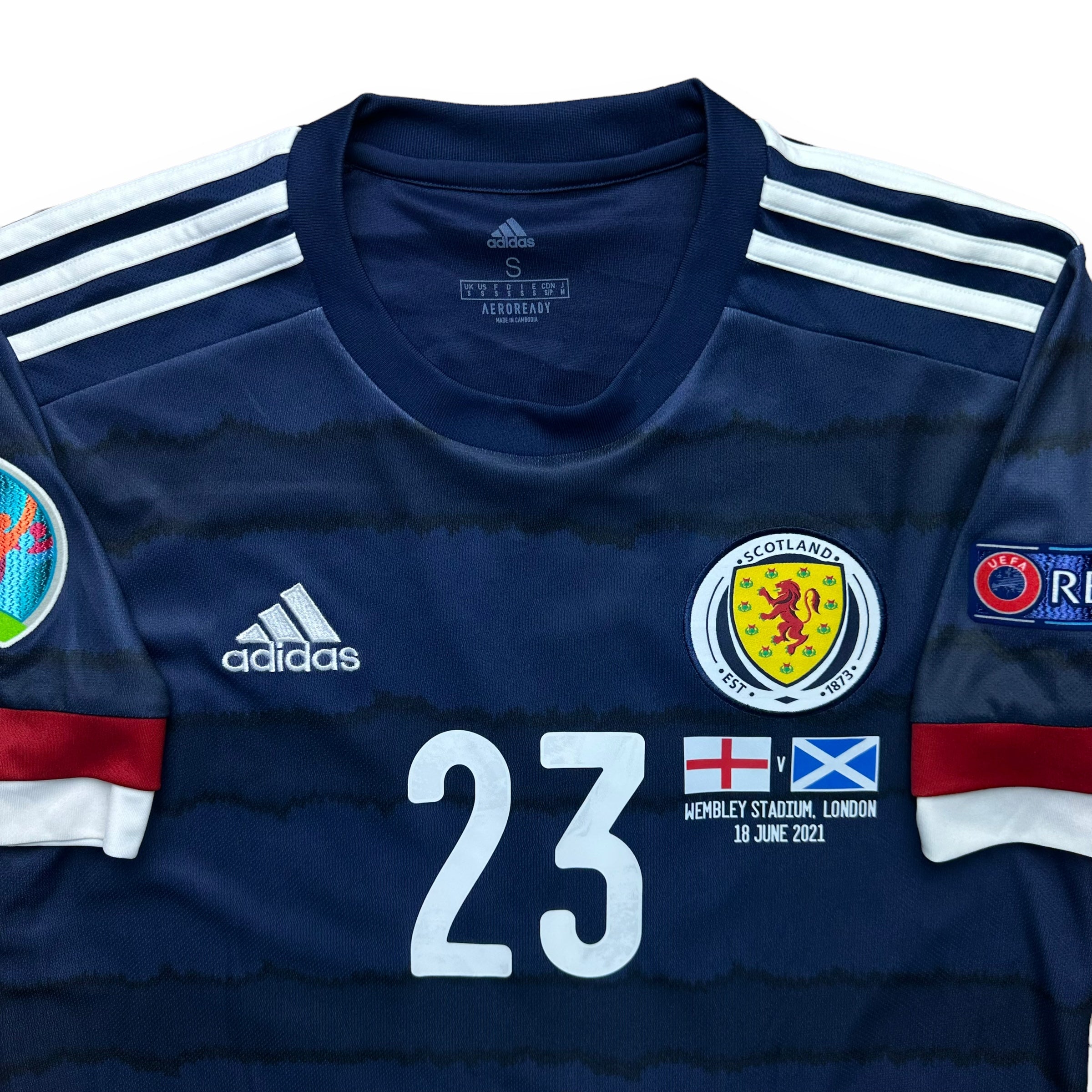 Scotland 2020 Home Shirt (S) Gilmour #23