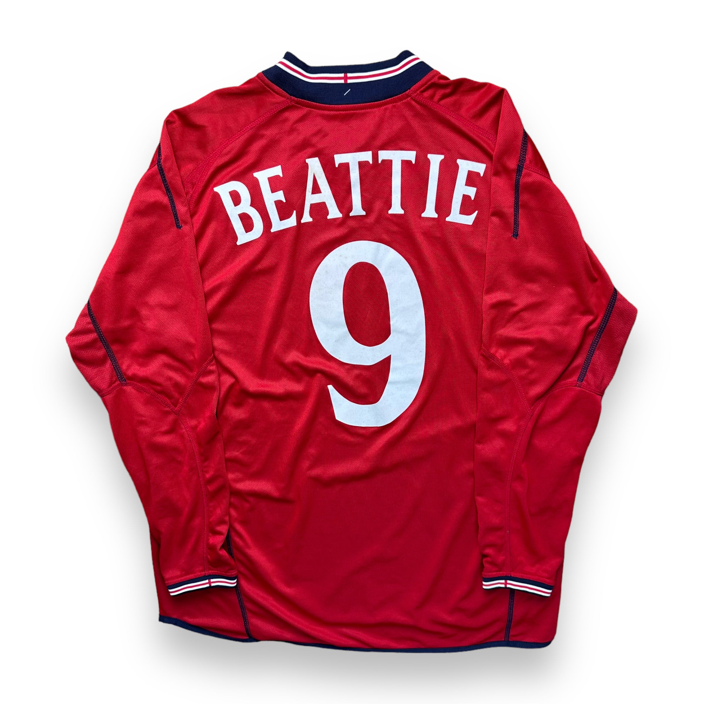 England 2002 Away (XL) Beattie #9 BNWT