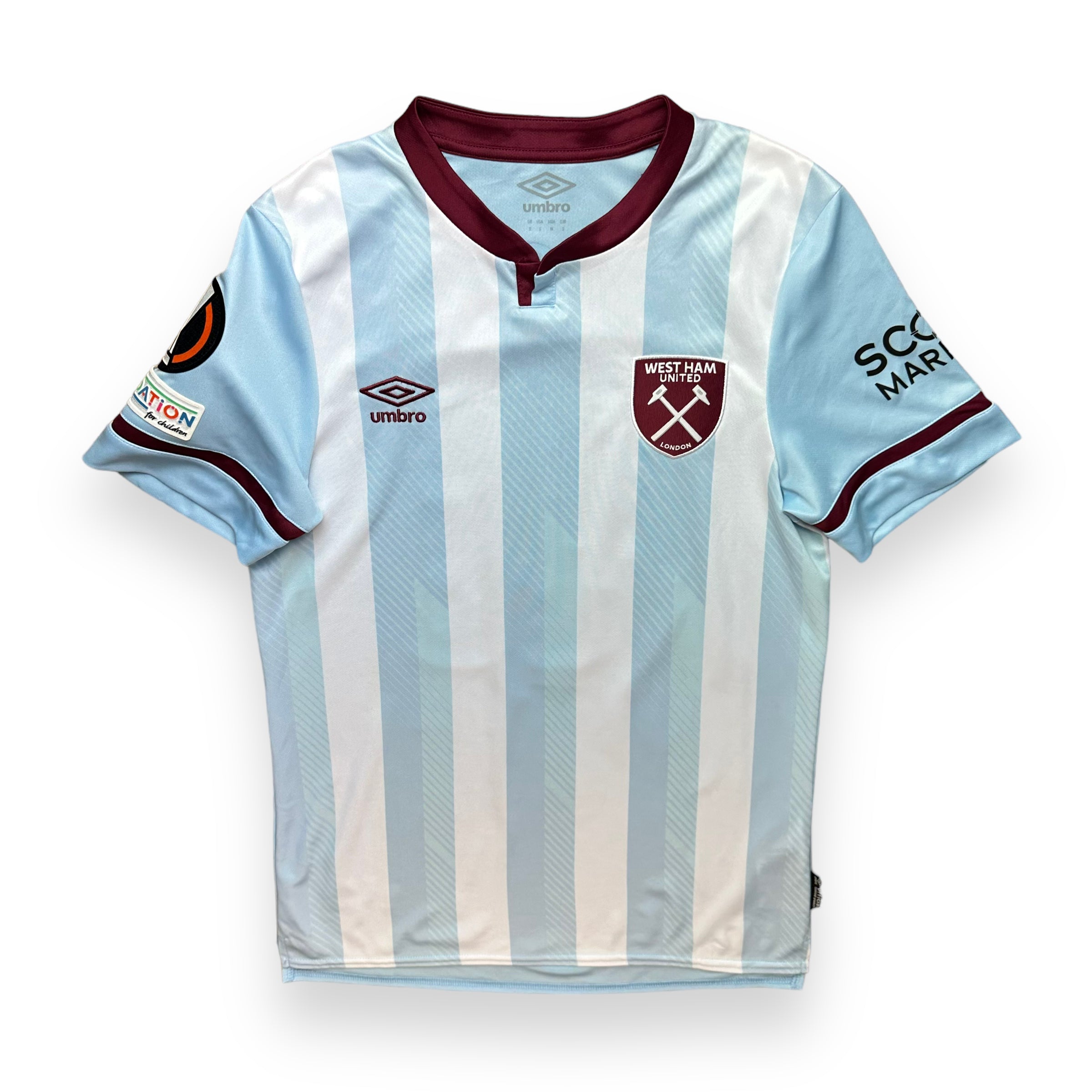 West Ham 2021-22 Away Shirt (S) Rice #41