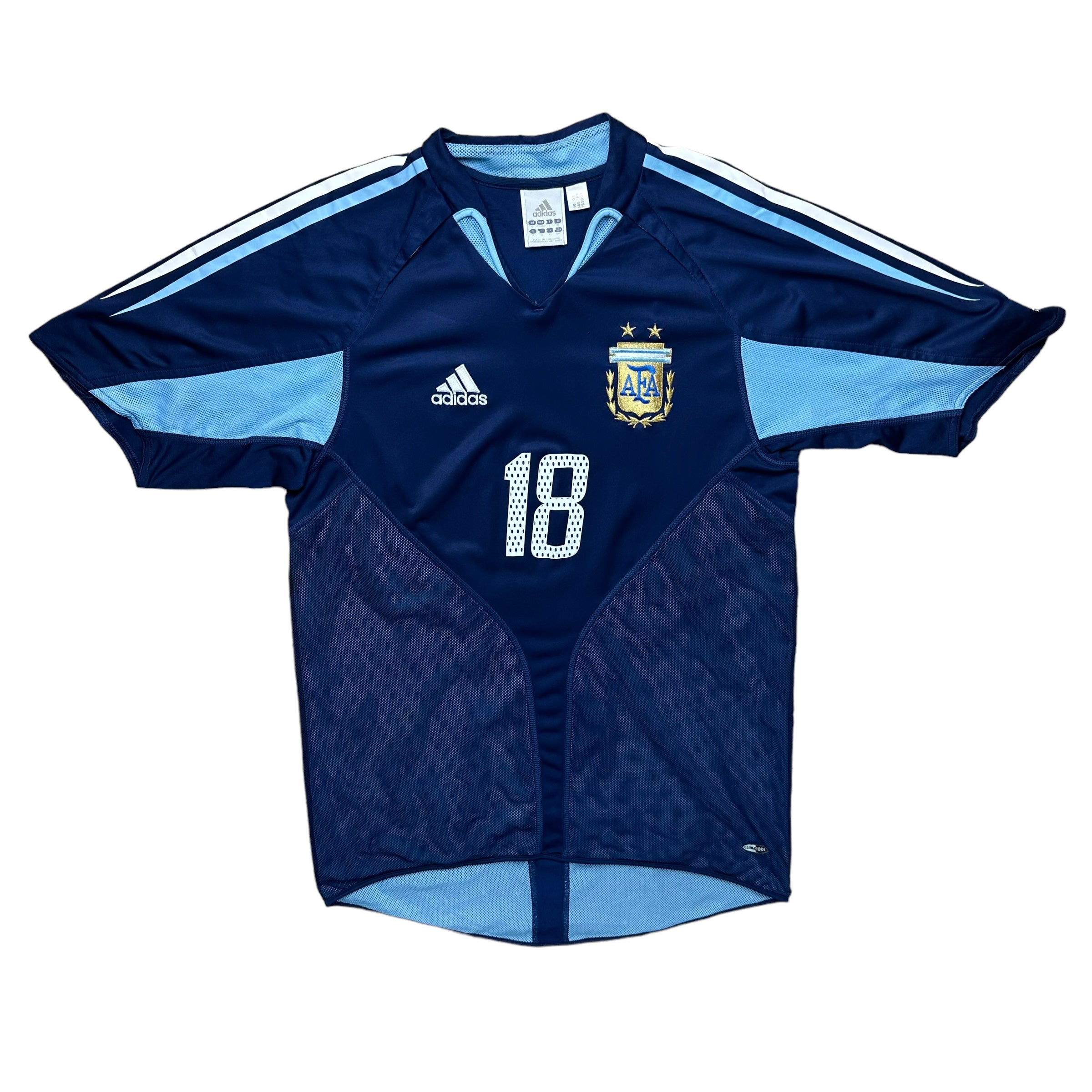 Argentina 2004 Away Shirt (Multiple Sizes) Messi #18