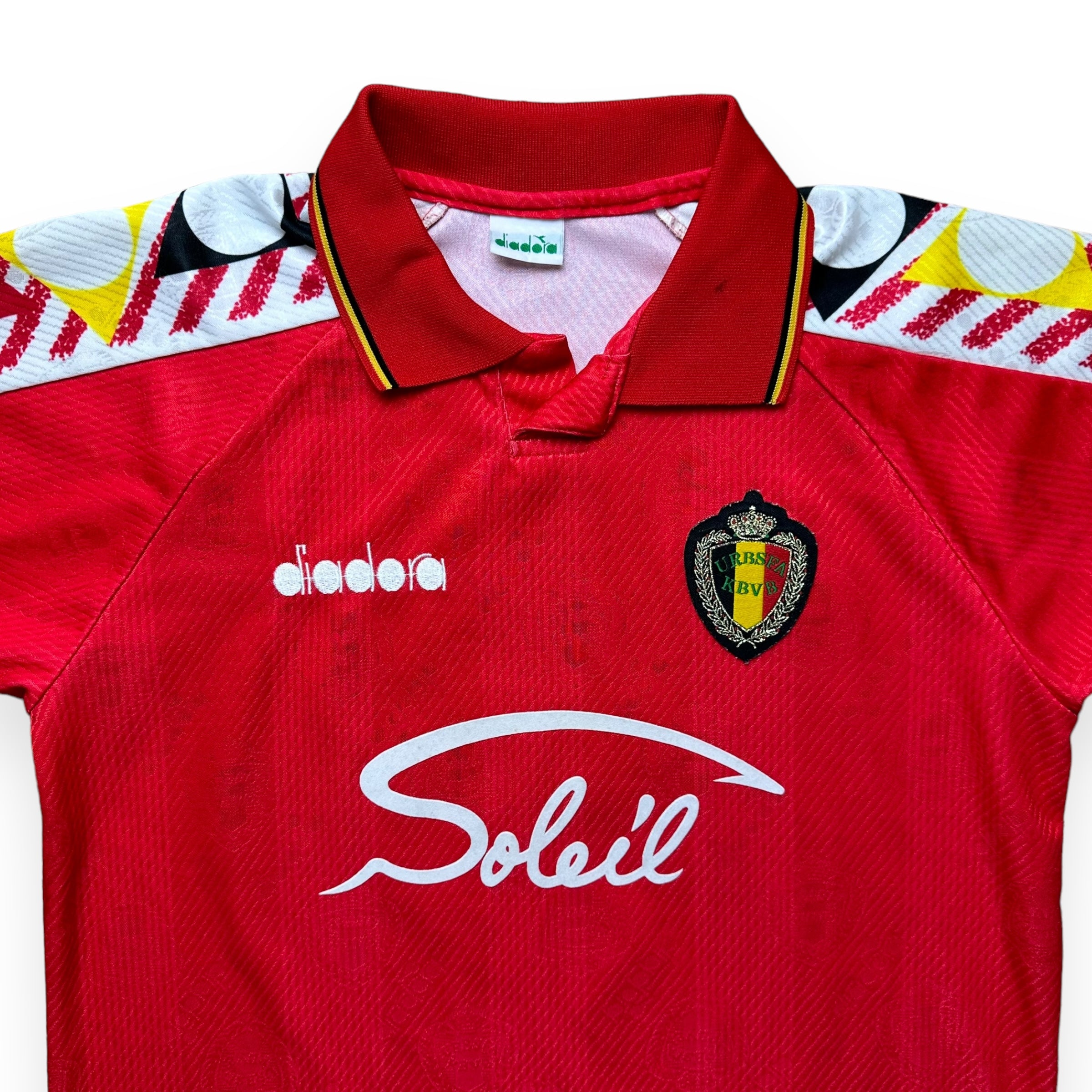 Belgium 1994 Home Shirt (M) Toriyabe #2