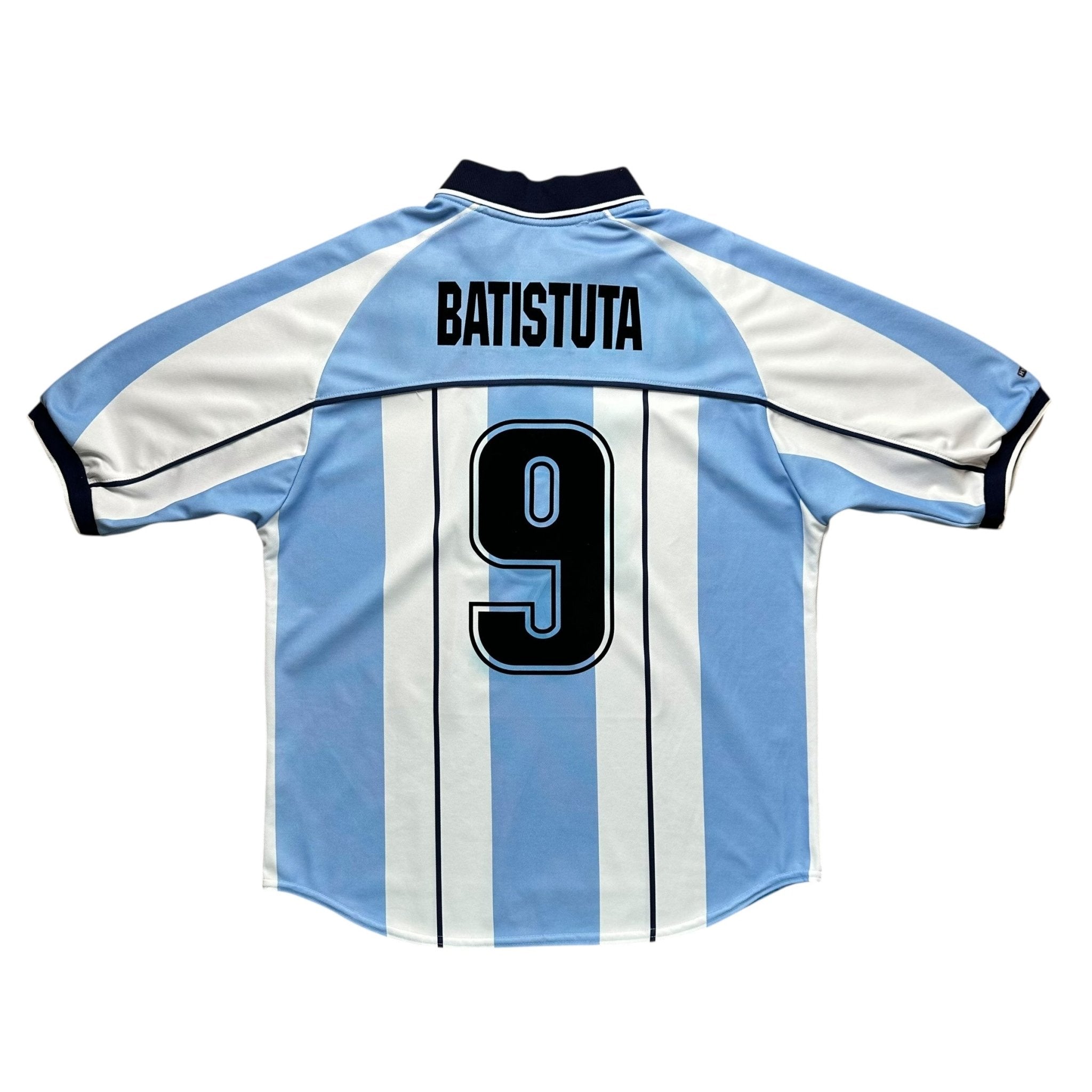 Argentina 2000 Home Shirt (M) Batistuta 9 - Kitplug