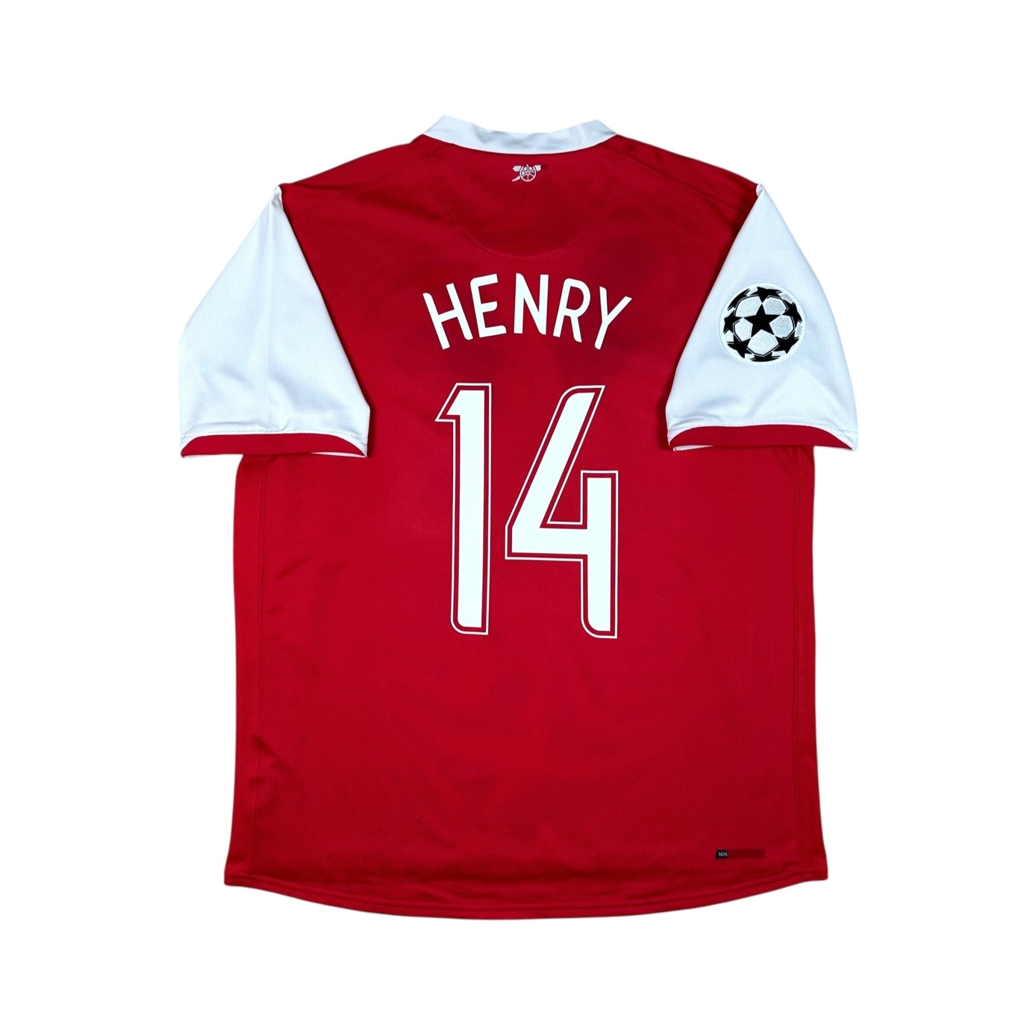 Arsenal 2006-08 Home Shirt (M) Henry 14 - Kitplug
