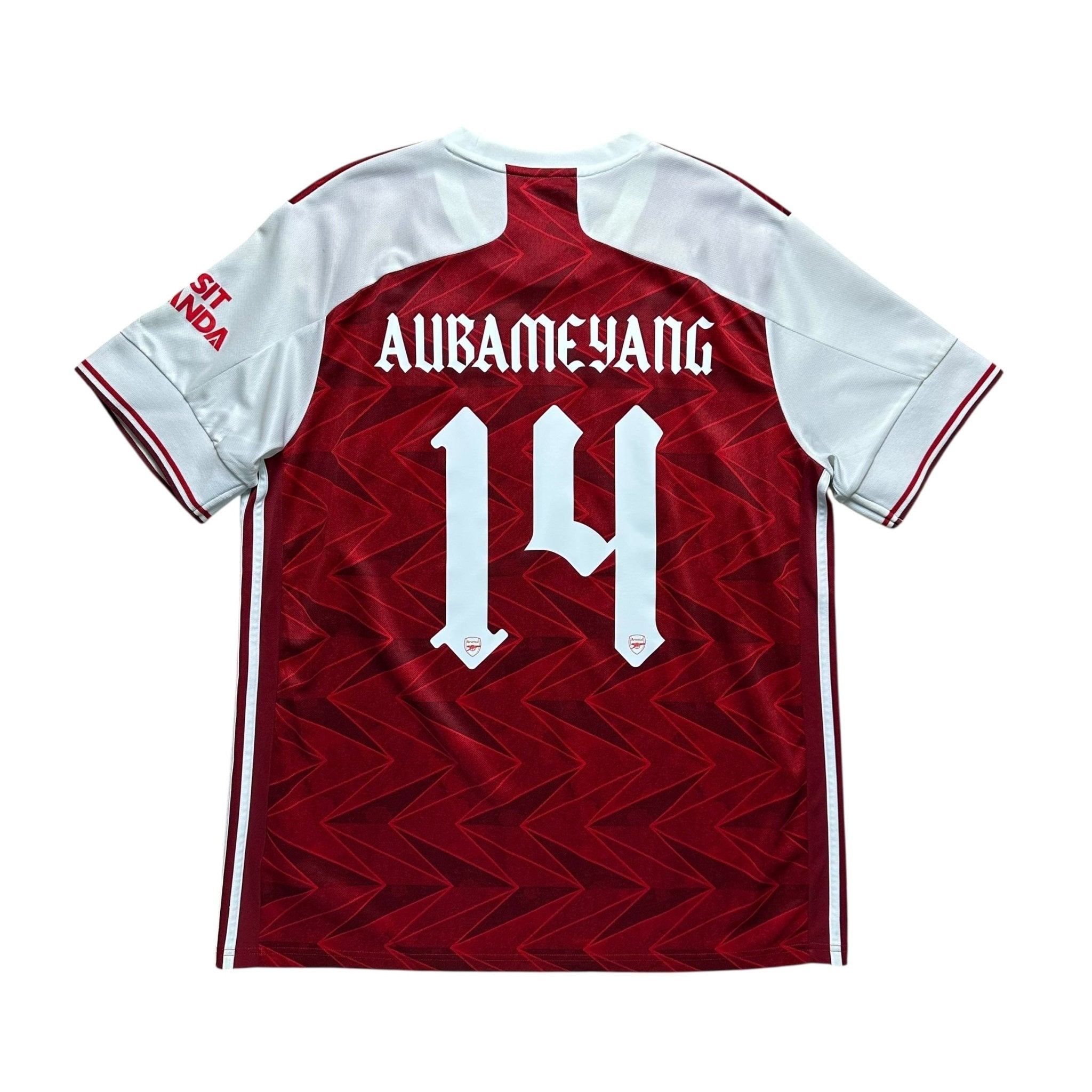 Arsenal 2020 - 21 Home Shirt (XL) Aubameyang 14 - Kitplug