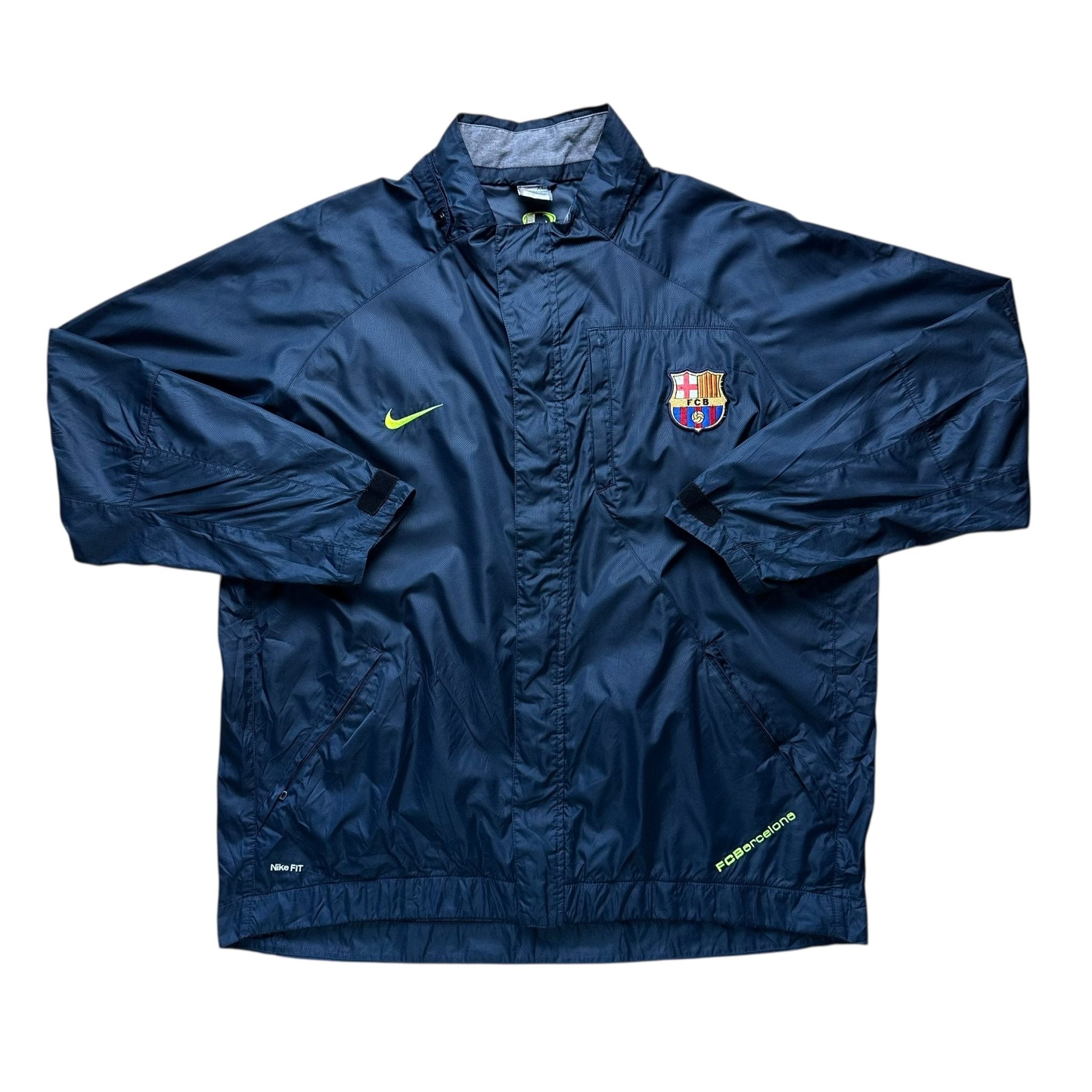 Barcelona 2007 - 08 Training Rain Jacket (XL) - Kitplug