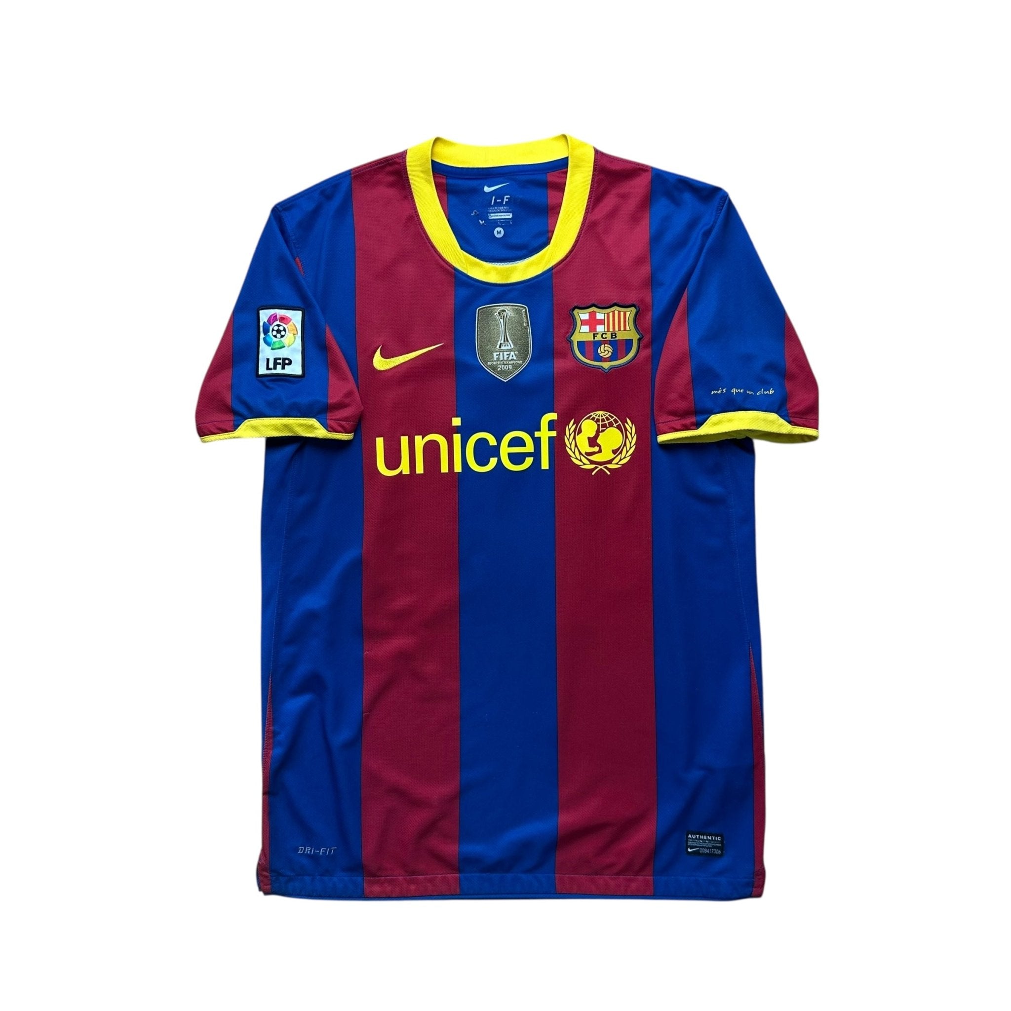 Barcelona 2010 - 11 Home Shirt (M) Messi 10 - Kitplug