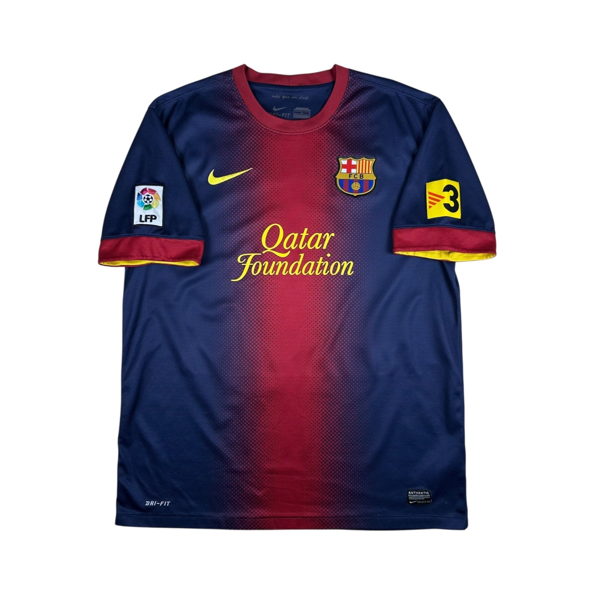 Barcelona 2012-13 Home Shirt (L) Iniesta 8 - Kitplug