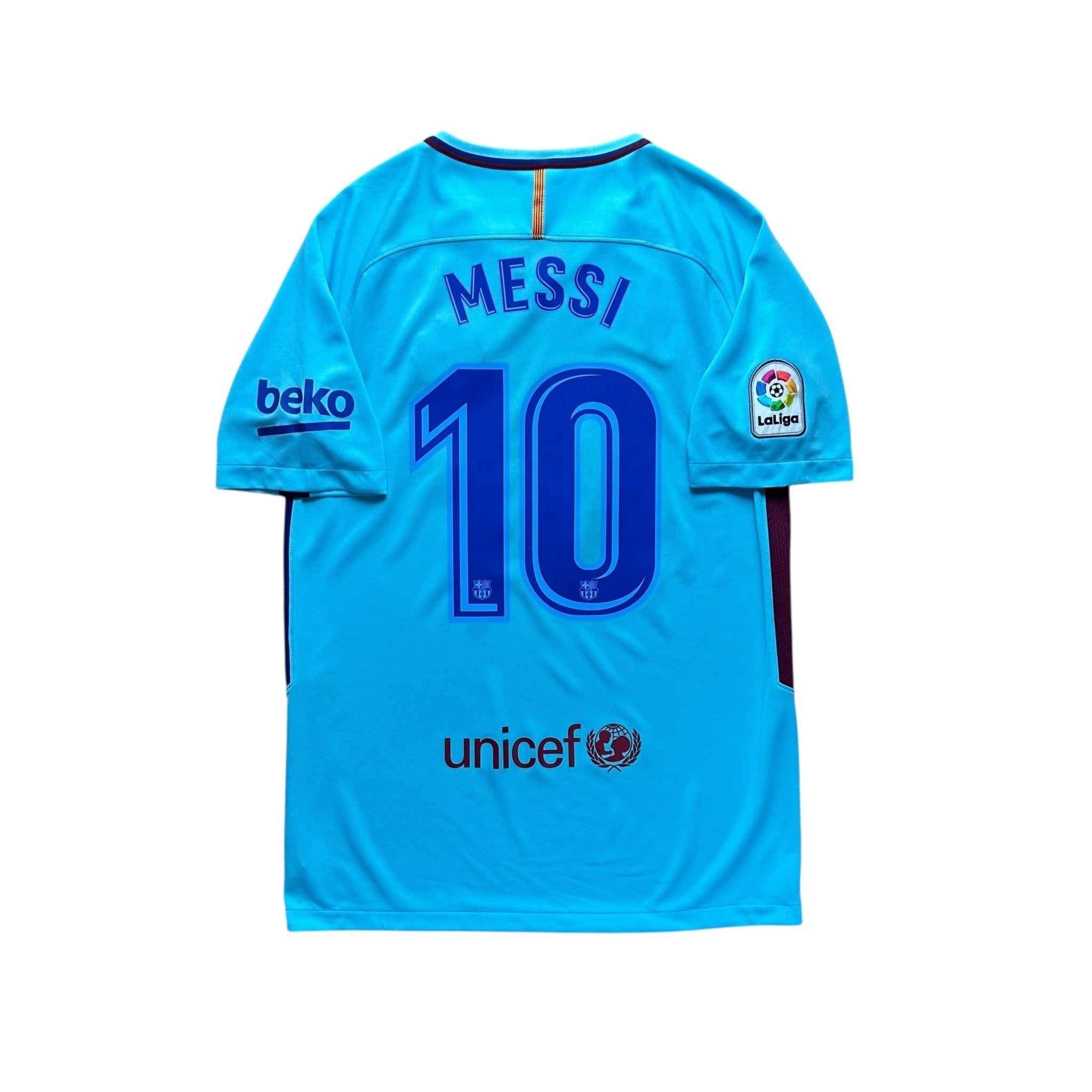 Barcelona 2017 - 18 Away Shirt (M) Messi 10 - Kitplug