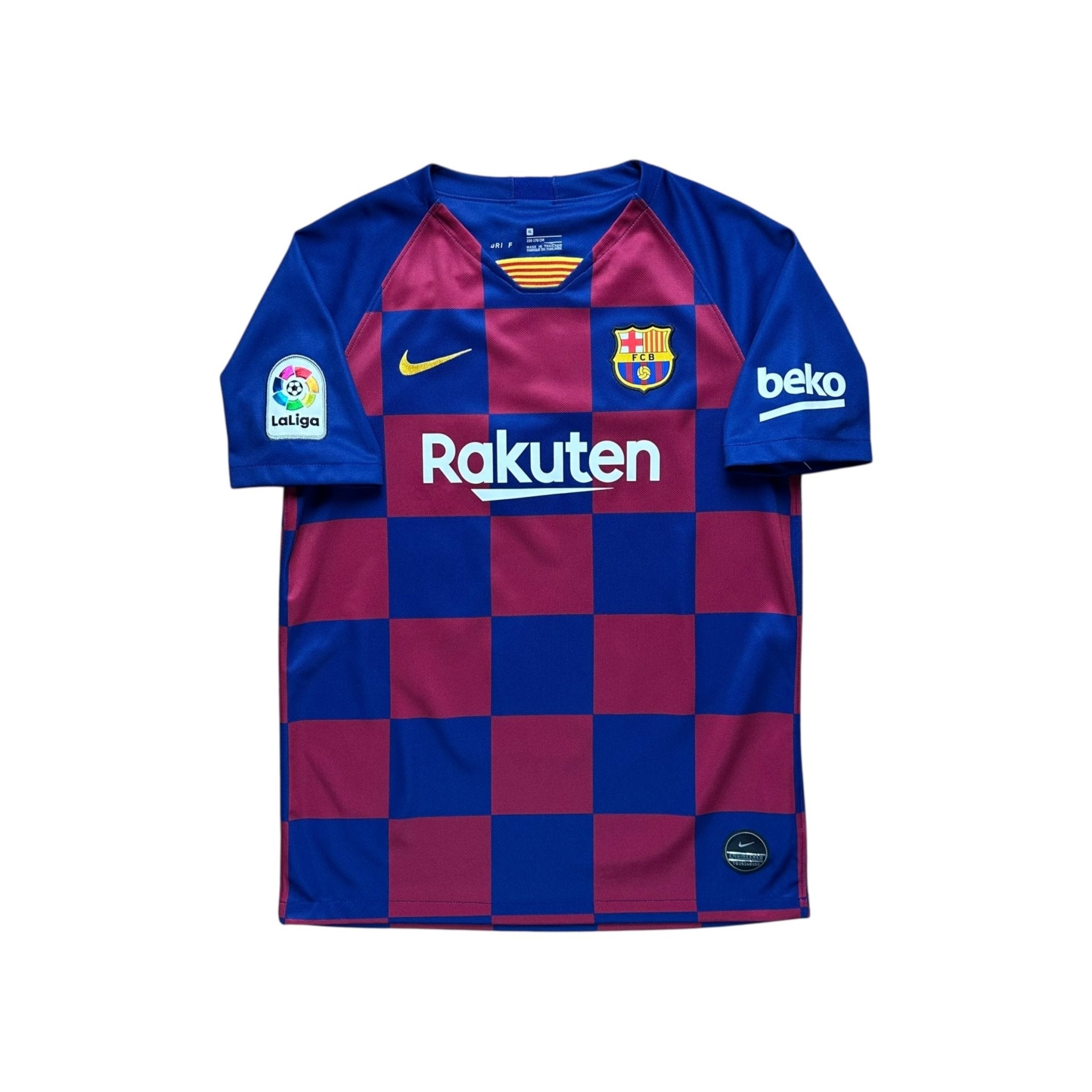 Barcelona 2019 - 20 Home Shirt (Youth XL) Messi 10 - Kitplug