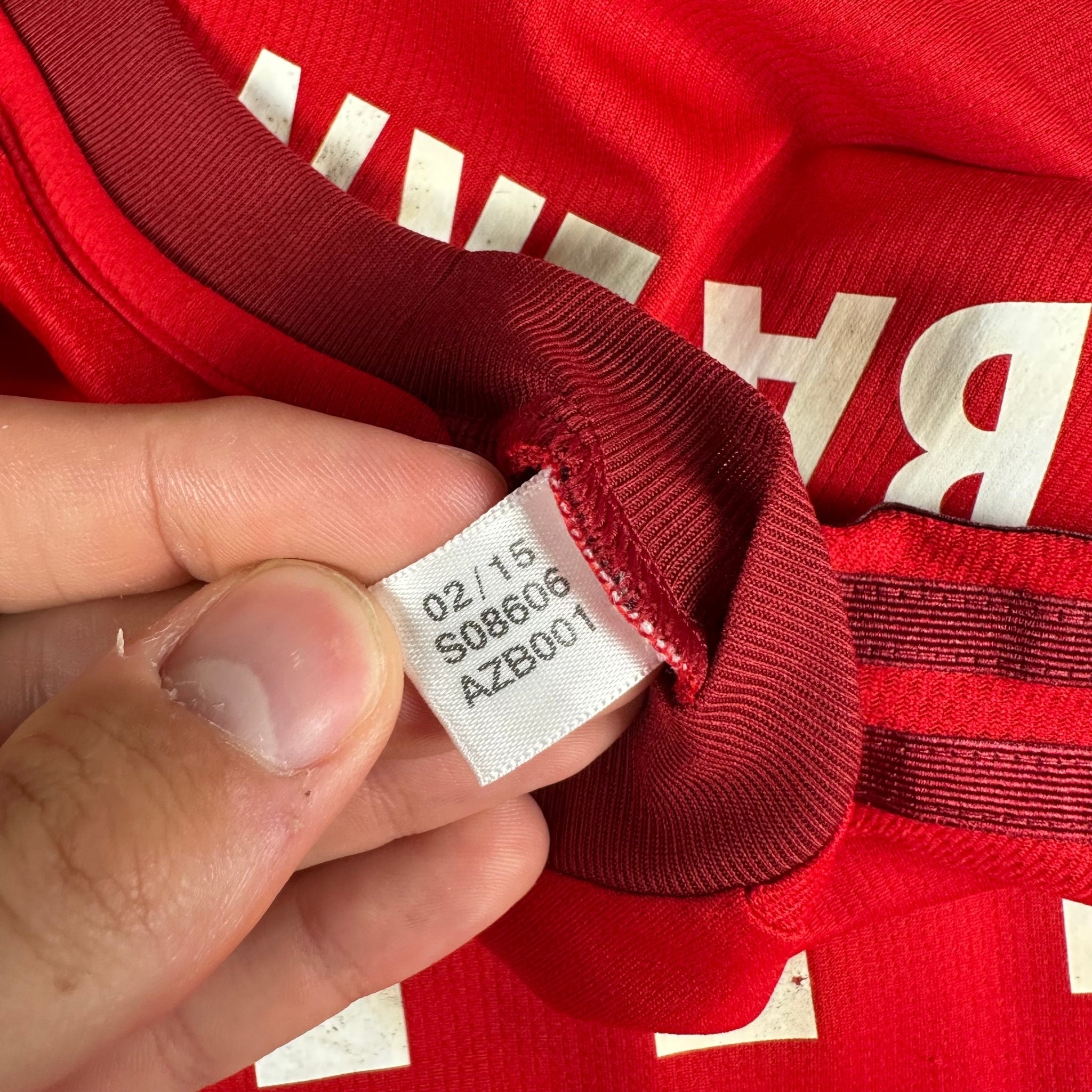 Bayern Munich 2015-16 Player-Issue/Worn Home Shirt (L) Ribery 7 - Kitplug