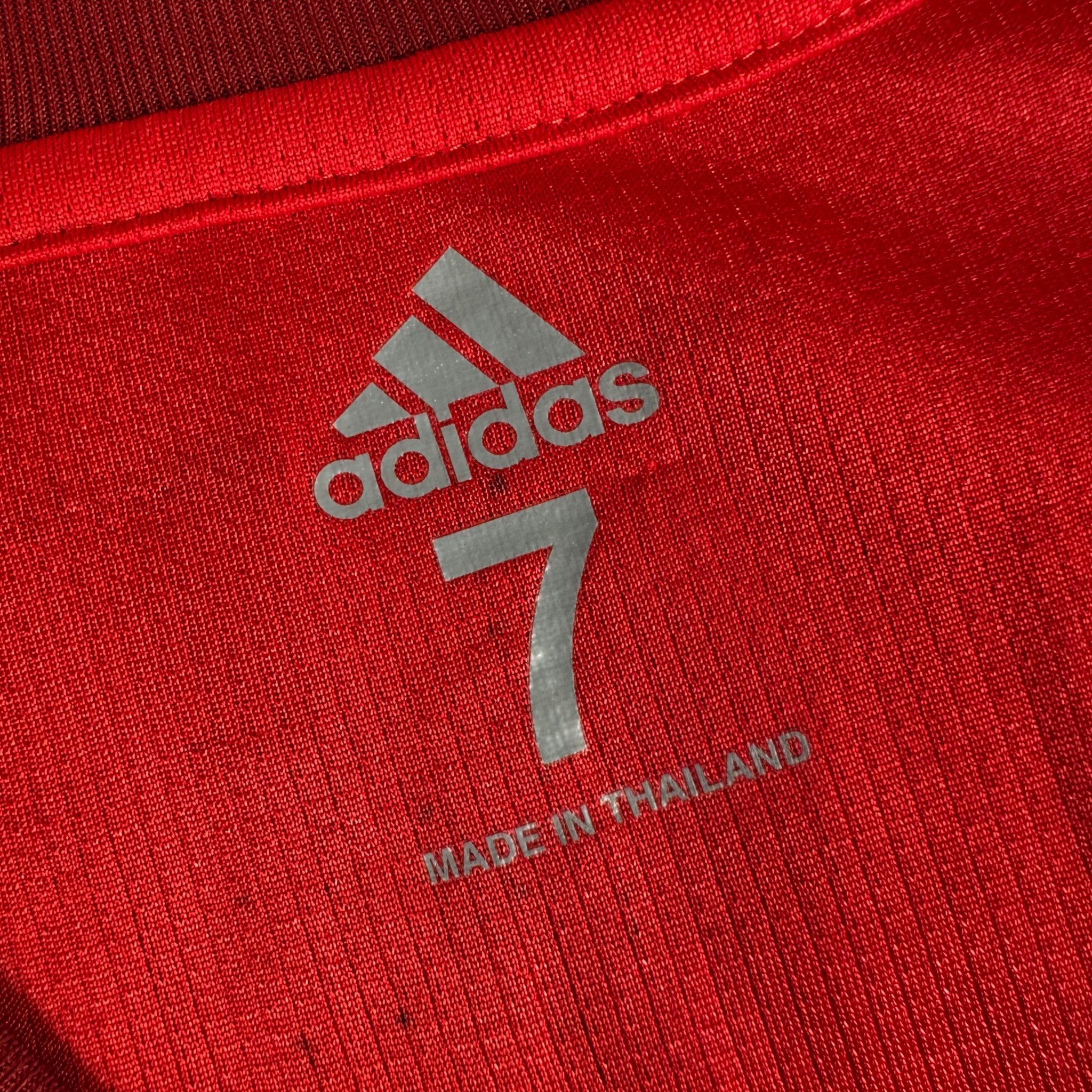 Bayern Munich 2015-16 Player-Issue/Worn Home Shirt (L) Ribery 7 - Kitplug