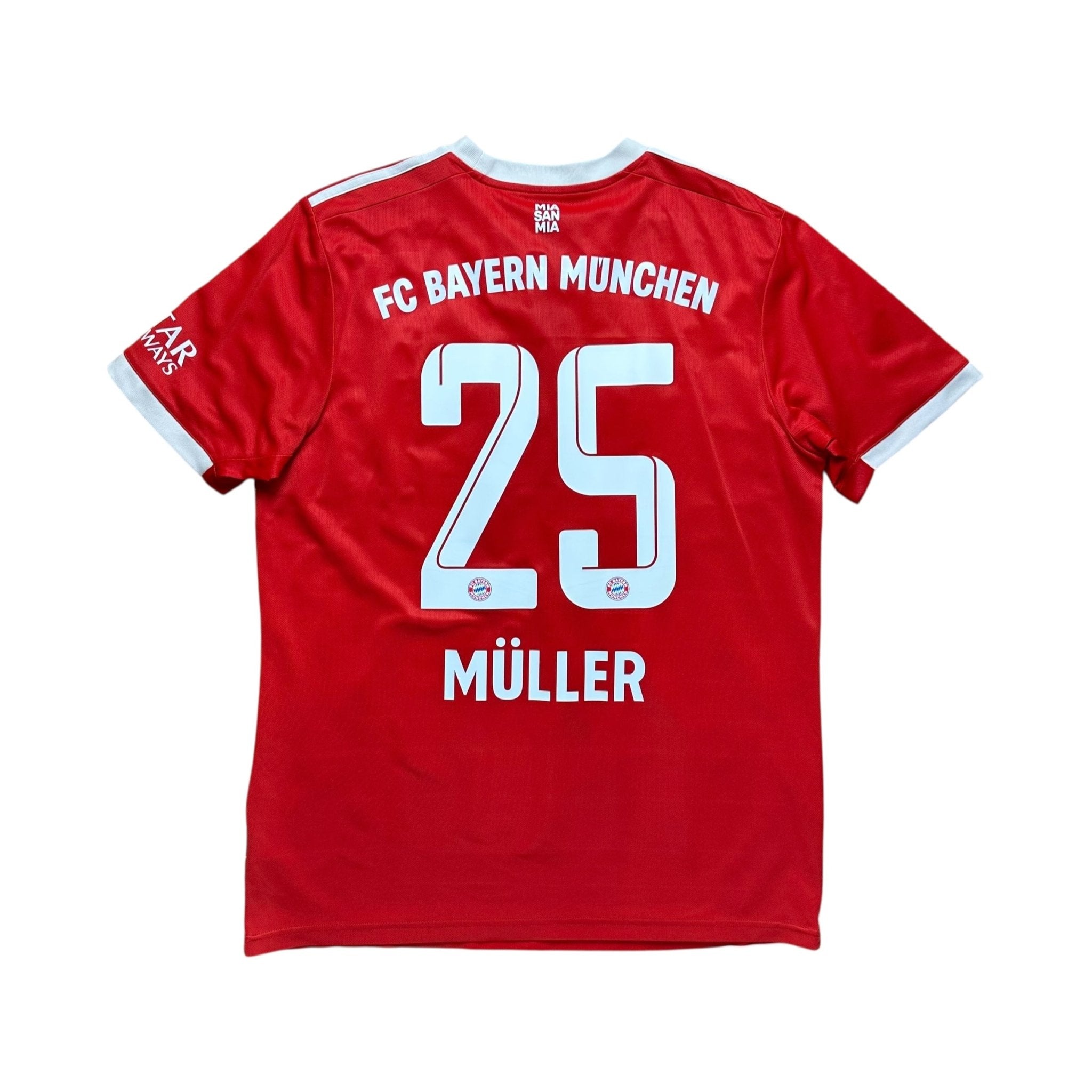 Bayern Munich 2022 - 23 Home Shirt (L) Muller 25 - Kitplug