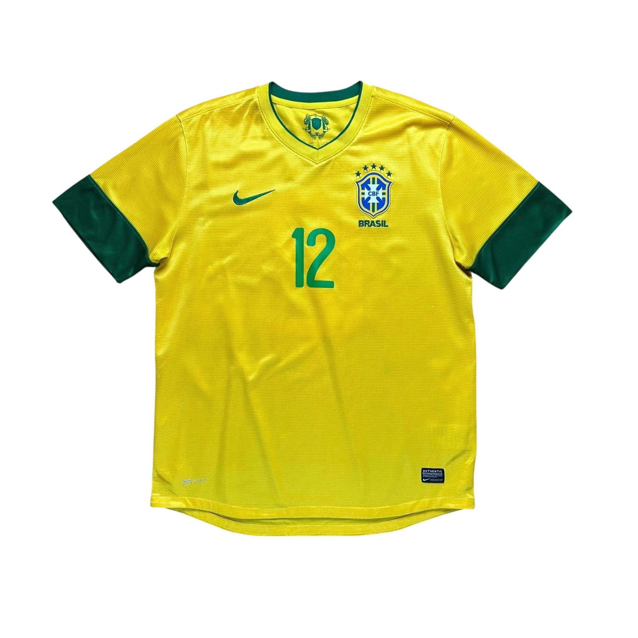 Brazil 2012 Home Shirt (L) Hulk 12 - Kitplug