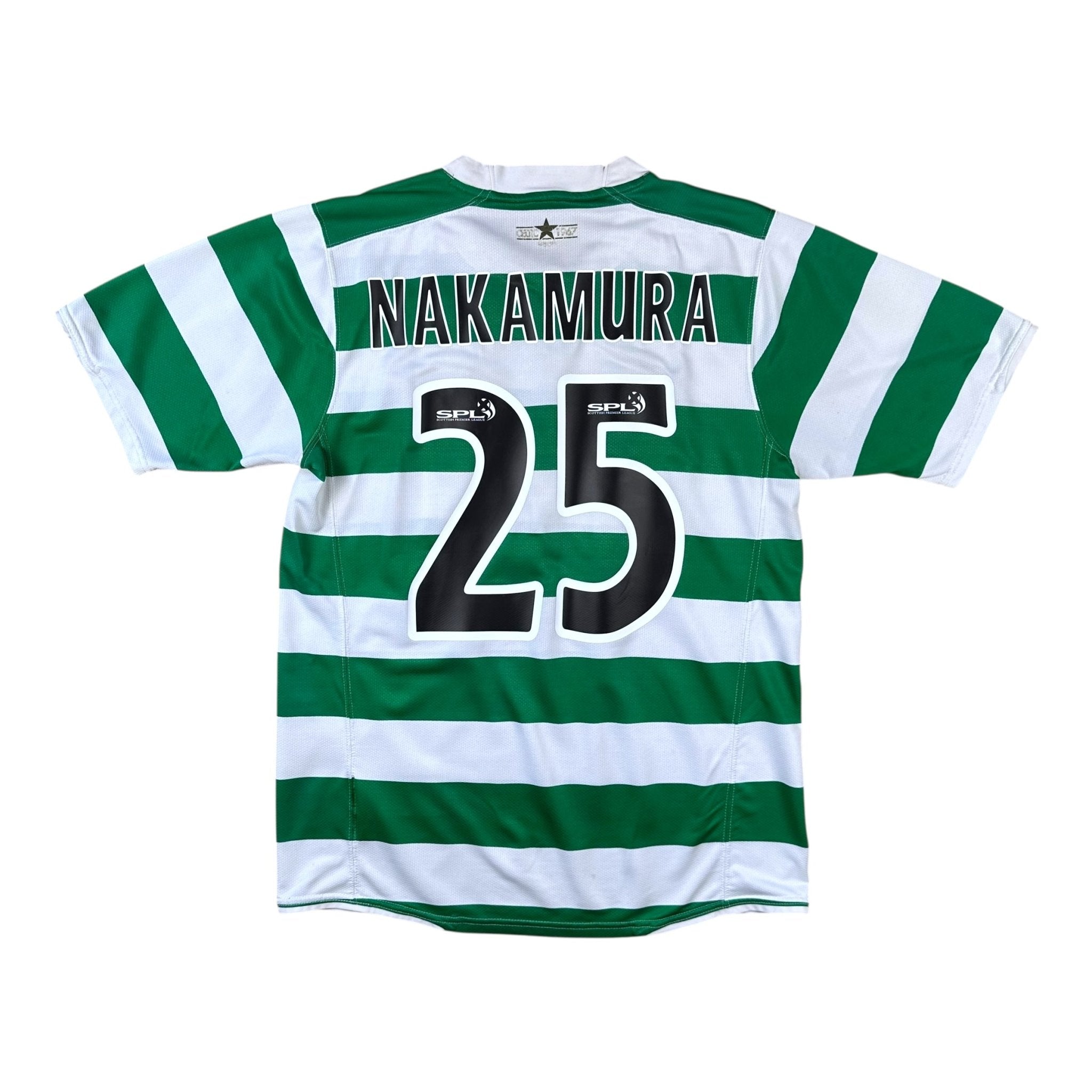 Celtic 2007-08 Home Shirt (M) Nakamura #25 - Kitplug