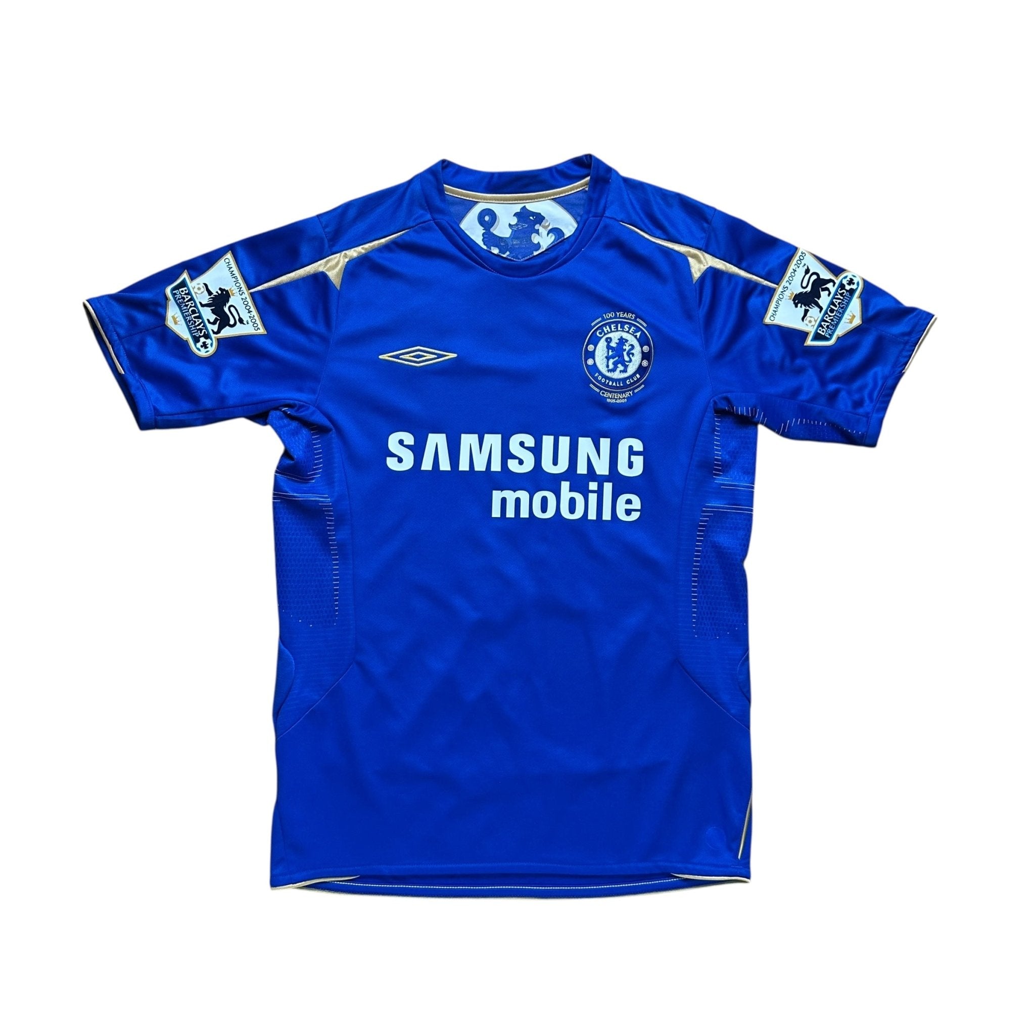Chelsea 2005 - 06 Home Shirt (S) Drogba 15 - Kitplug