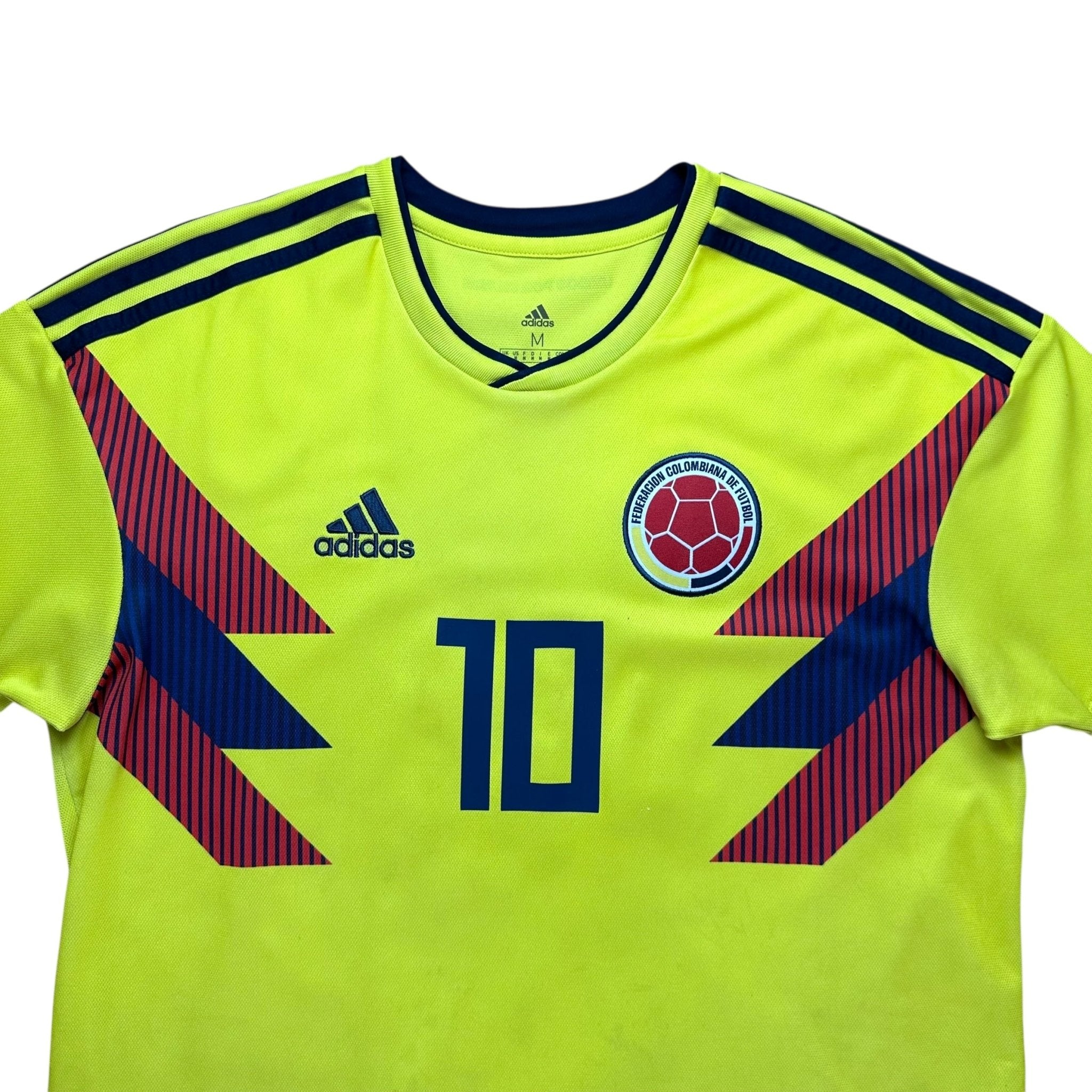 Colombia 2018 Home Shirt (M) James 10 - Kitplug