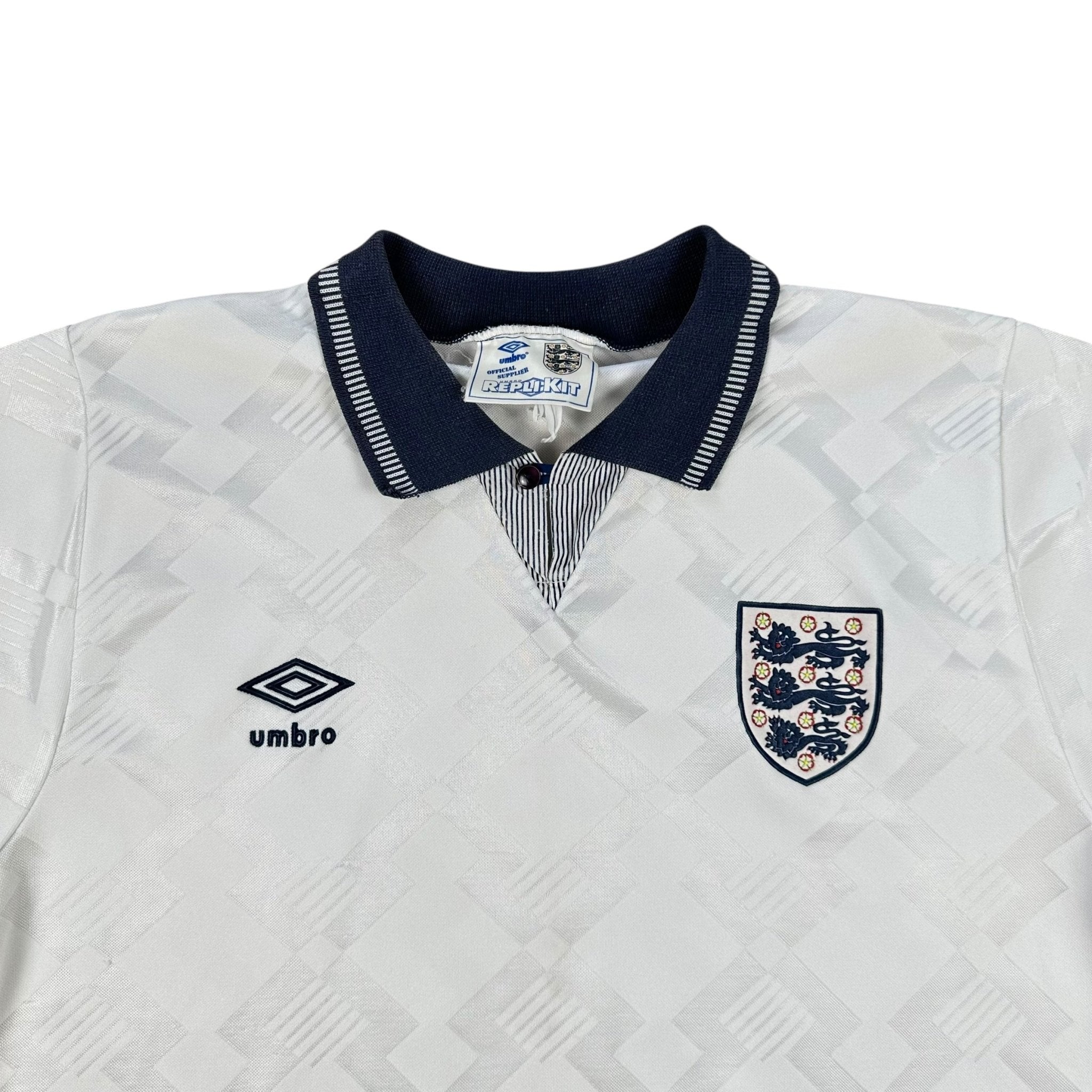 England 1990 Home Shirt (M) - Kitplug