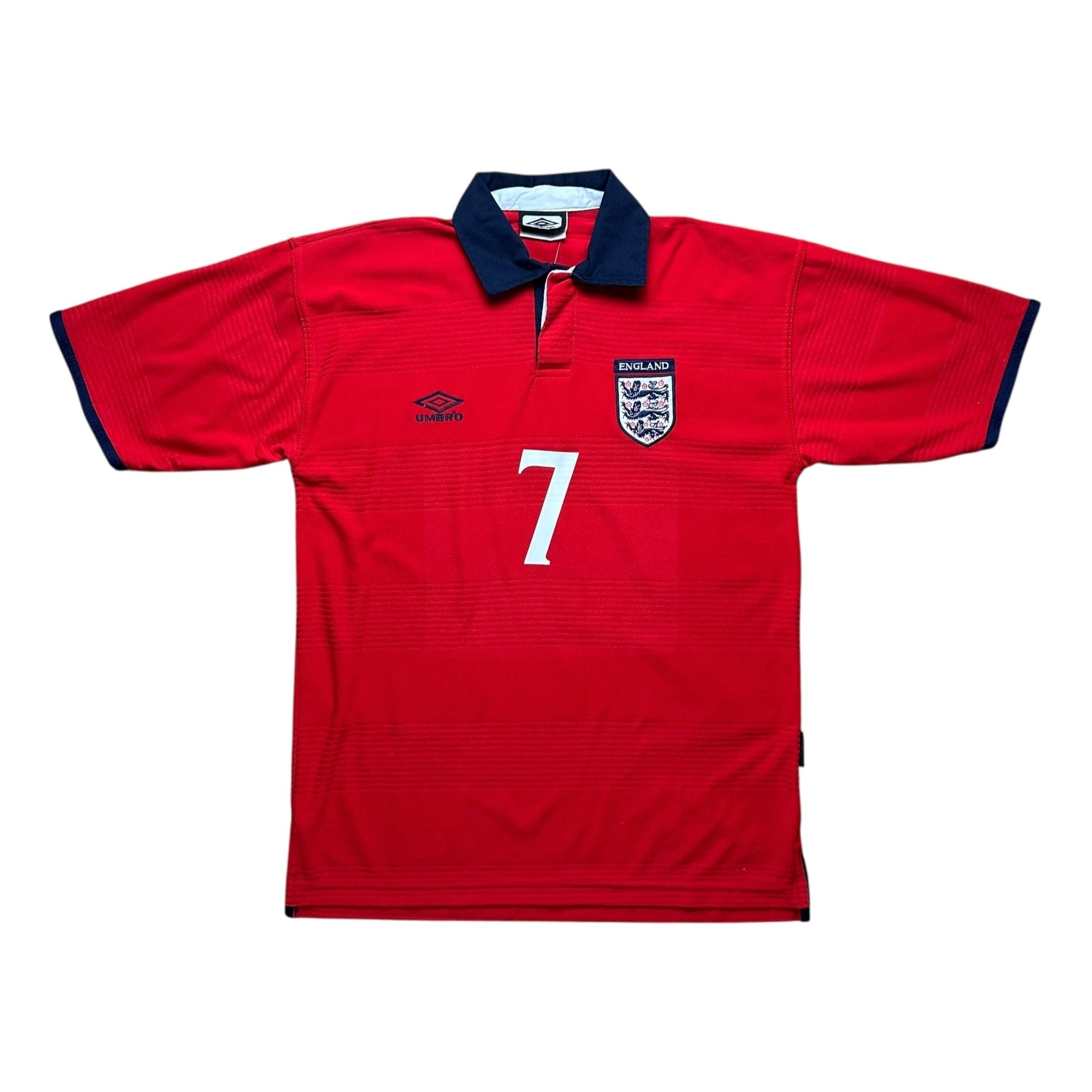England 2000 Away Shirt (XL) Beckham 7 - Kitplug