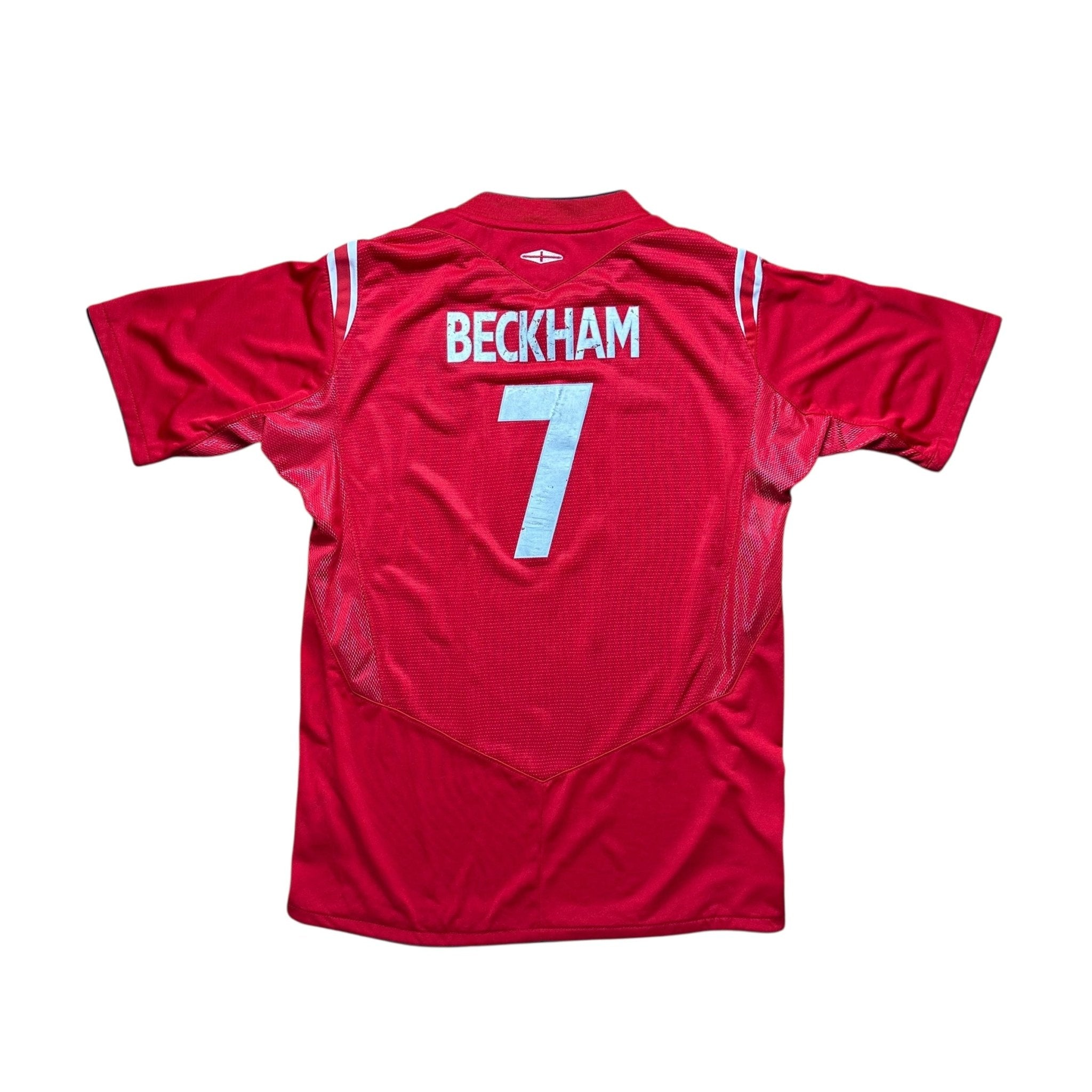 England 2004 Away Shirt (Youth XL) Beckham 7 - Kitplug