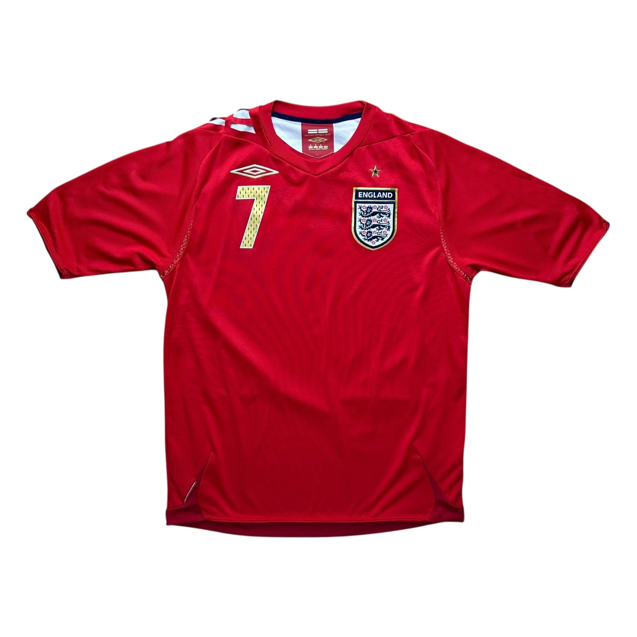 England 2006 Away Shirt (M) Beckham 7 - Kitplug