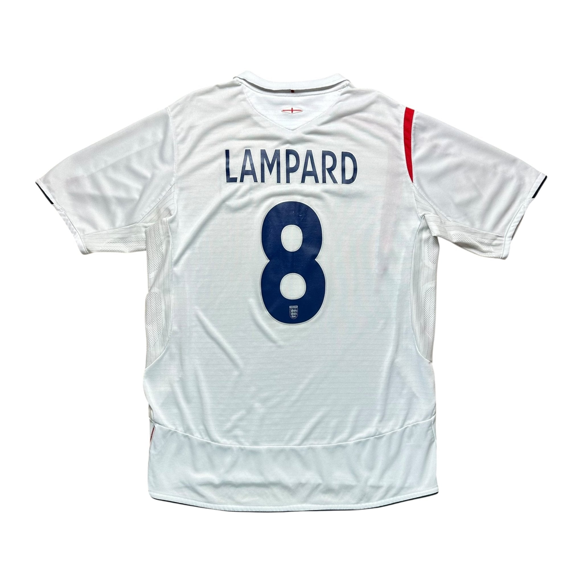 England 2006 Home Shirt (L) Lampard 8 - Kitplug