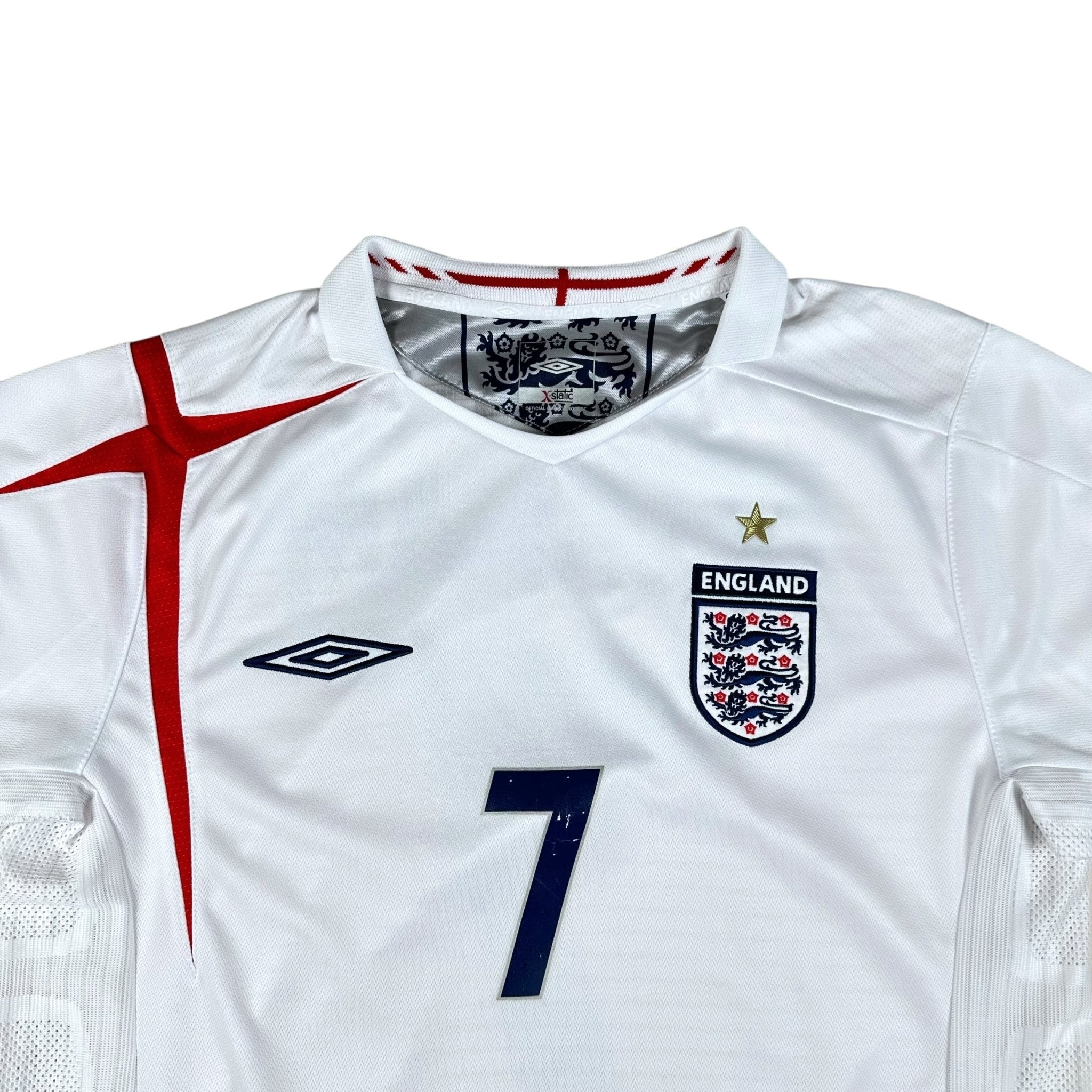 England 2006 Home Shirt (M) Beckham 7 - Kitplug