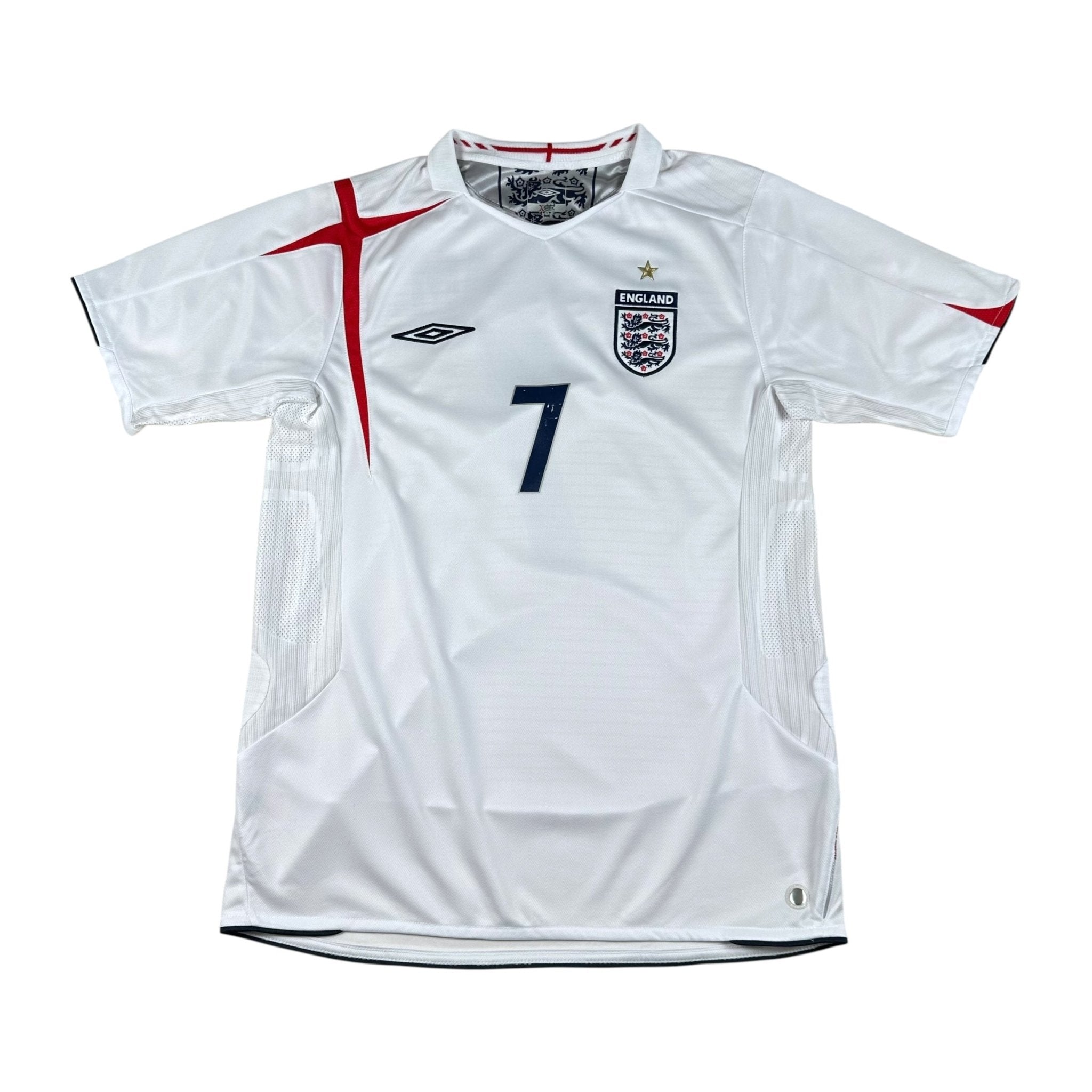 England 2006 Home Shirt (M) Beckham 7 - Kitplug