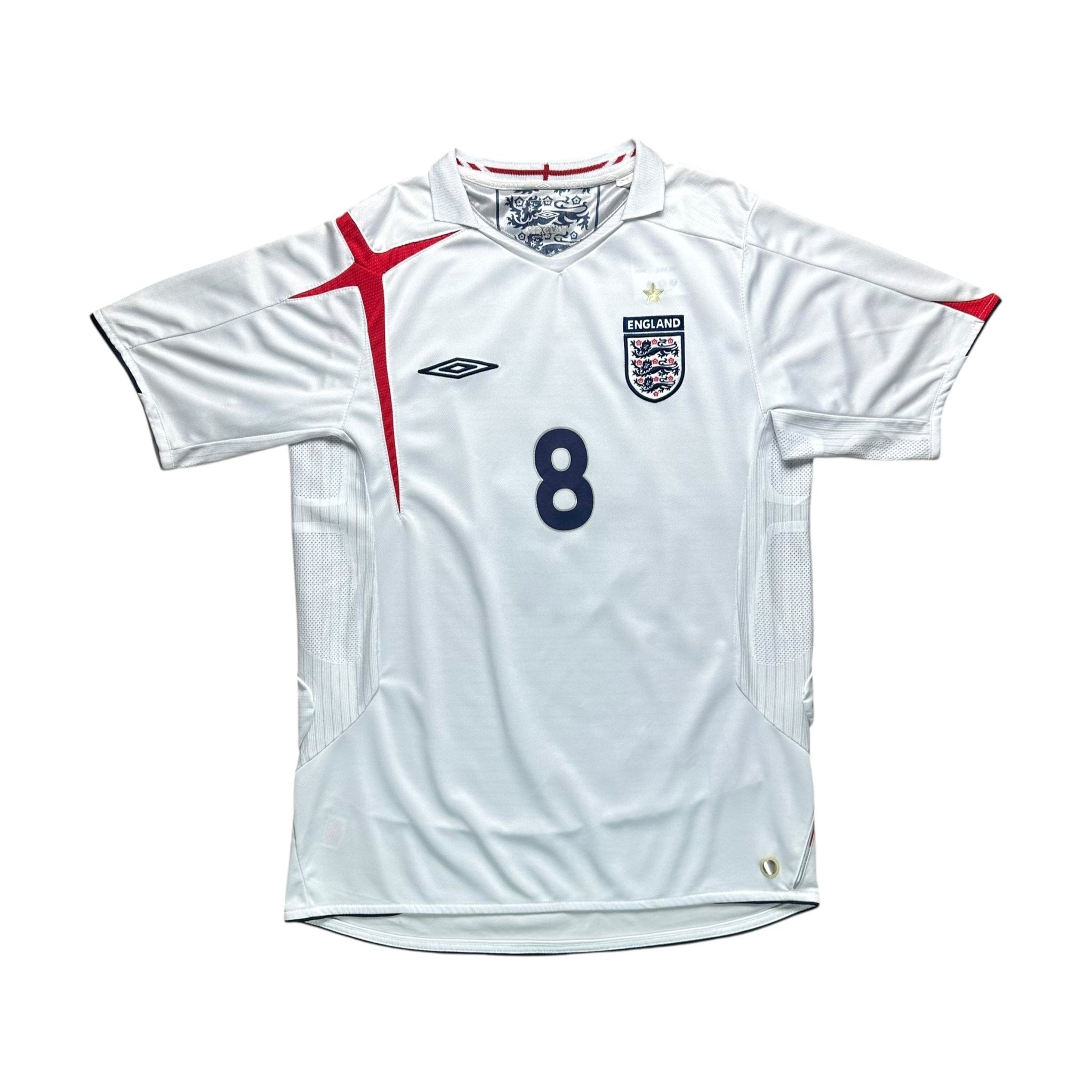England 2006 Home Shirt (M) Lampard 8 - Kitplug