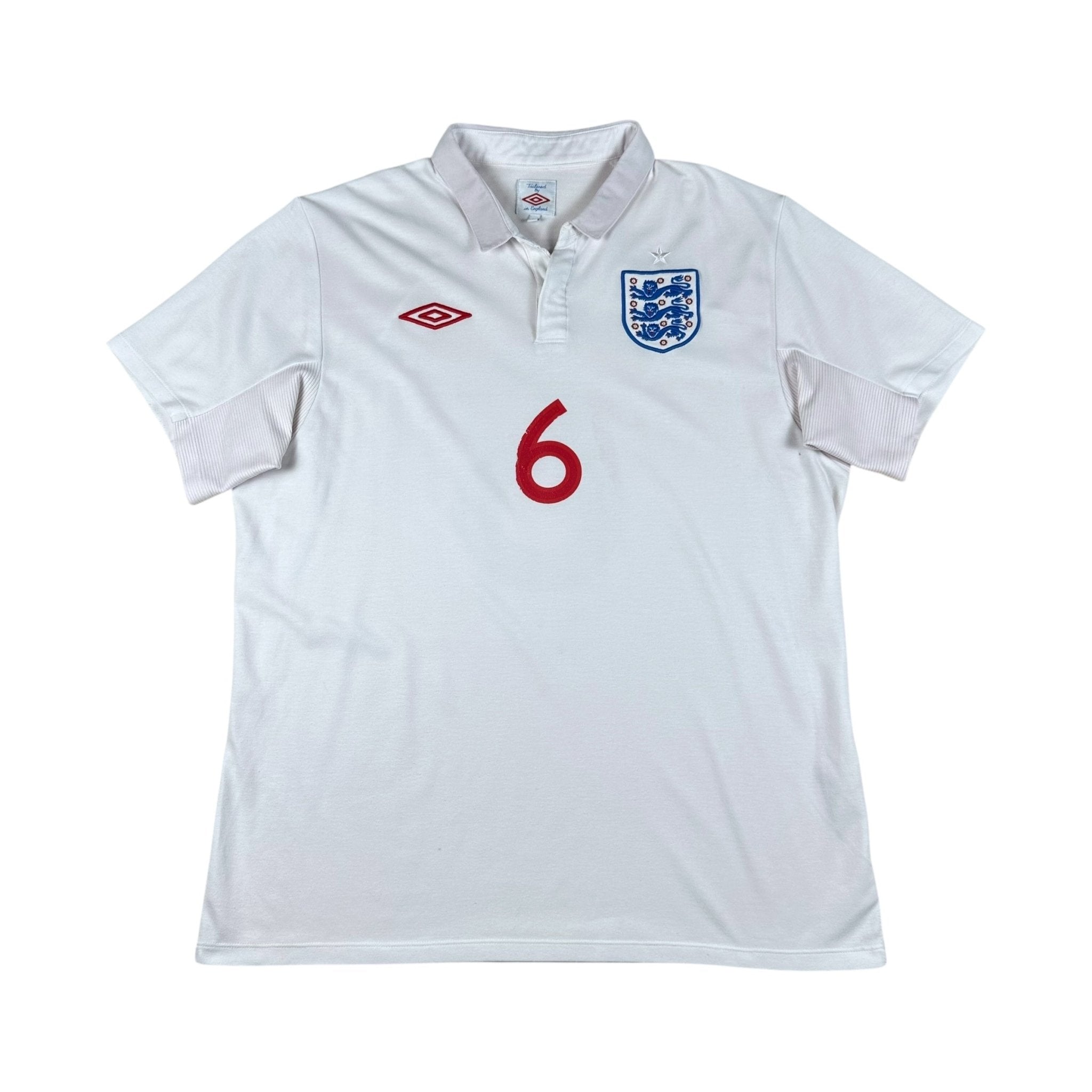 England 2010 Home Shirt (L) Terry 6 - Kitplug
