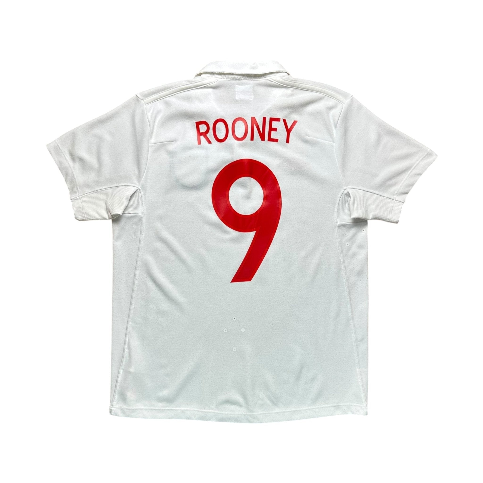 England 2010 Home Shirt (M) Rooney 9 - Kitplug