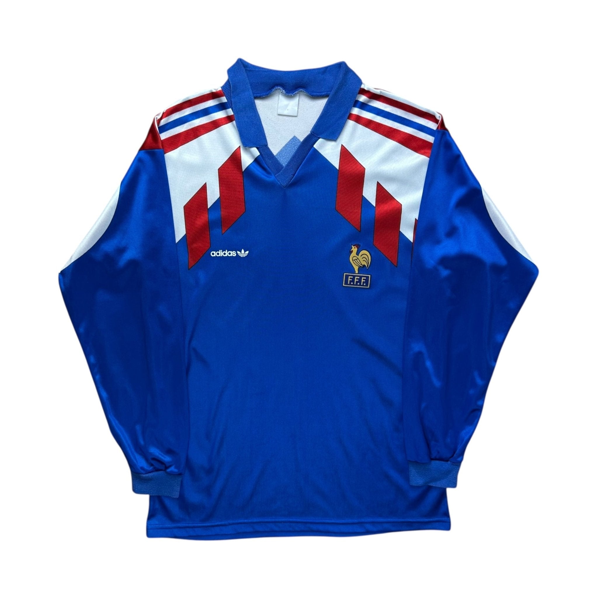 France 1990 L/S Home Shirt (M) - Kitplug