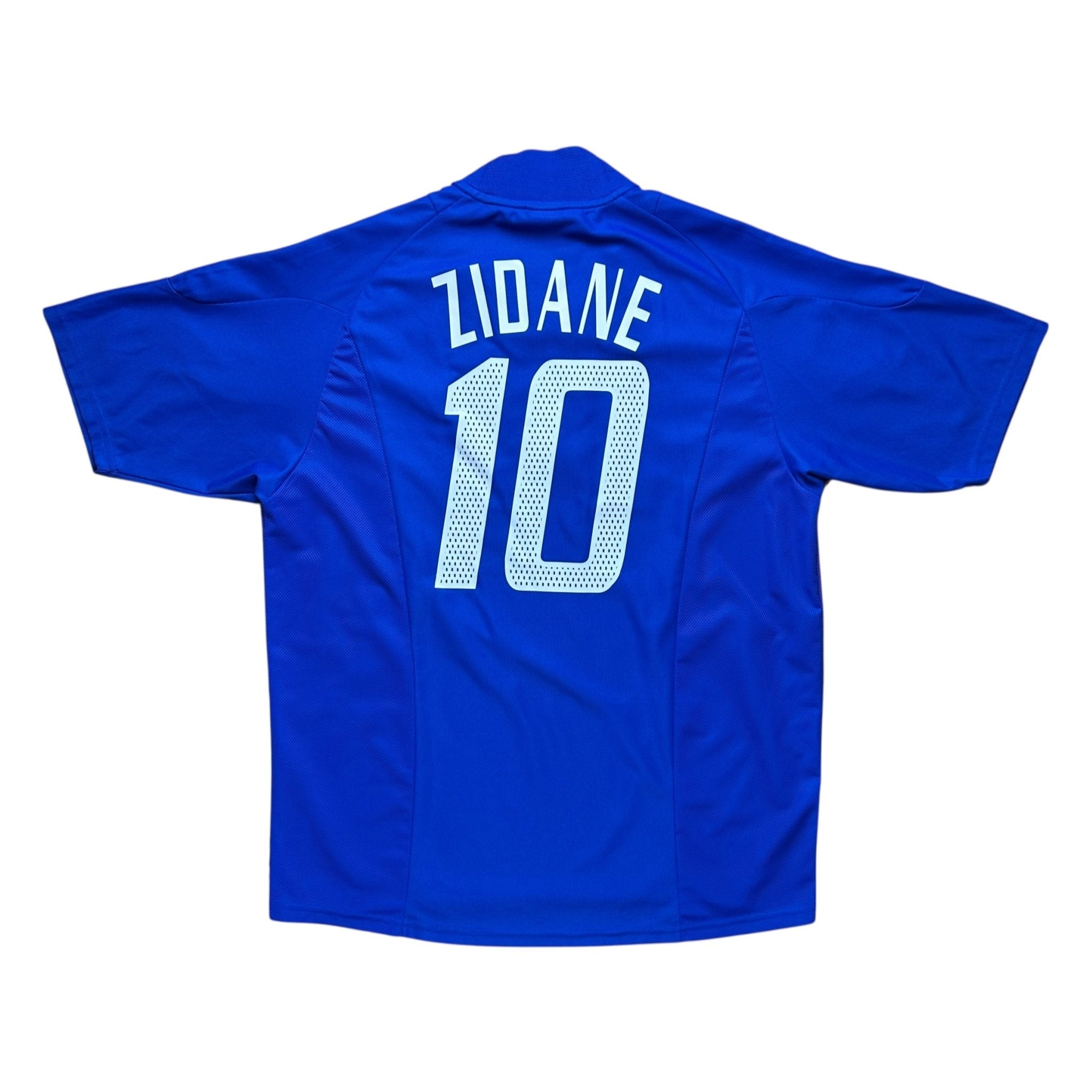 France 2002 Home Shirt (M) Zidane 10 - Kitplug