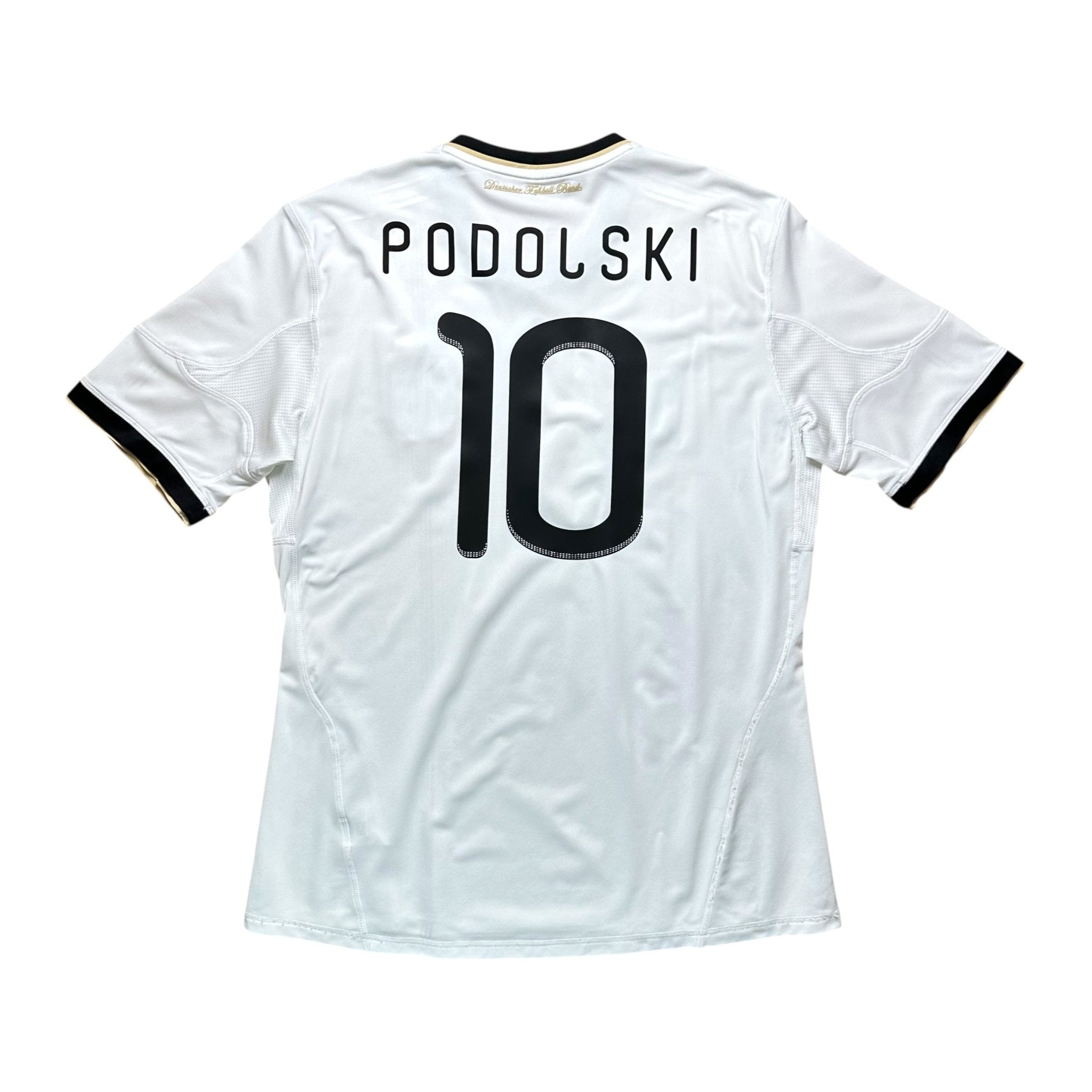 Germany 2010 Home Shirt (XL) Podolski 10 - Kitplug