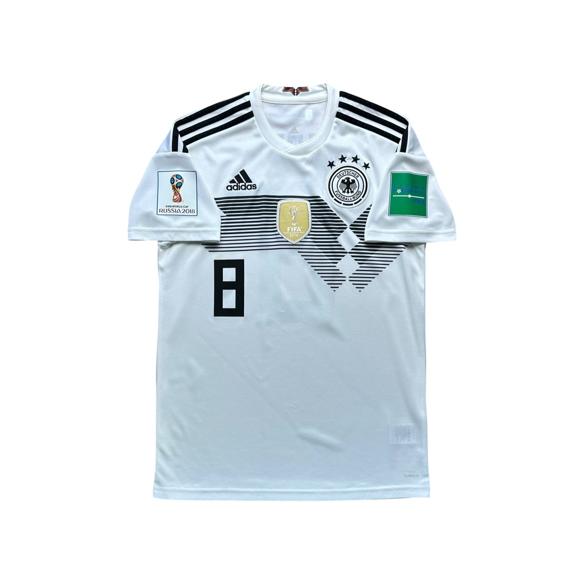 Germany 2018 Home Shirt (Multiple Sizes) Kroos 8 - Kitplug