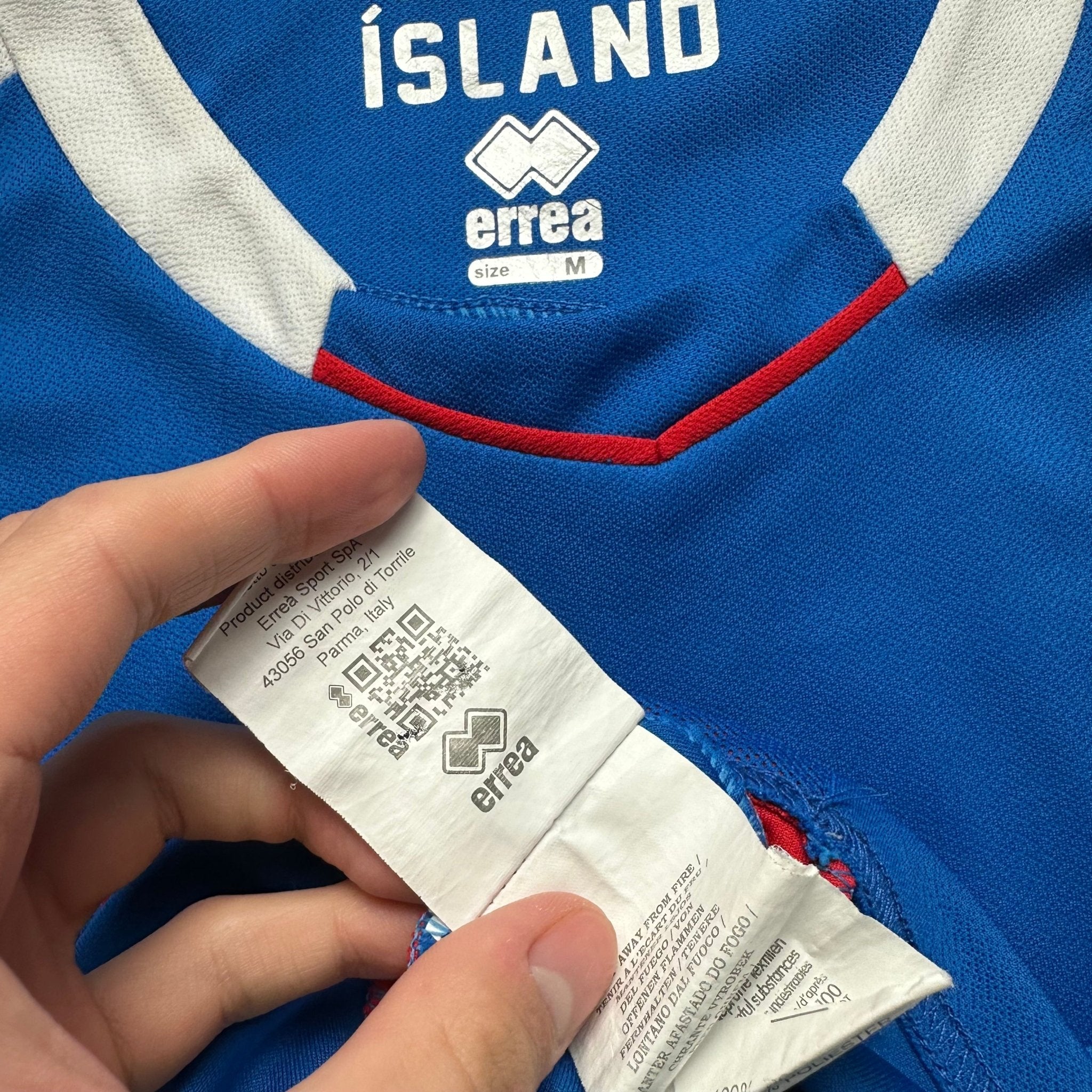 Iceland 2018 Home Shirt (M) Ngarsson 7 - Kitplug