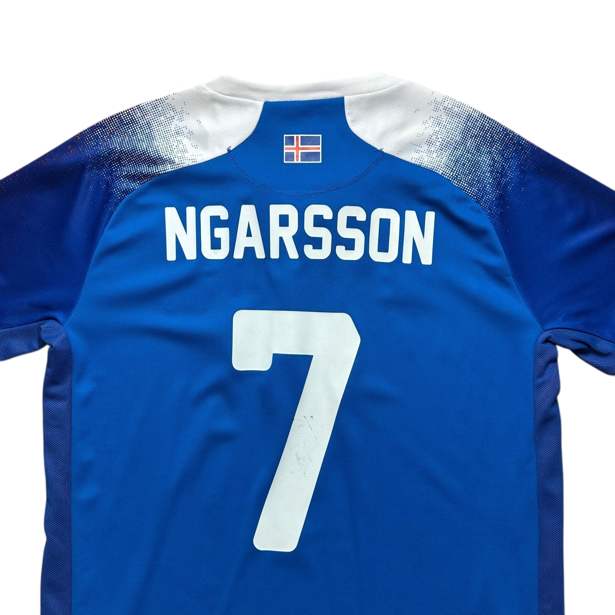 Iceland 2018 Home Shirt (M) Ngarsson 7 - Kitplug