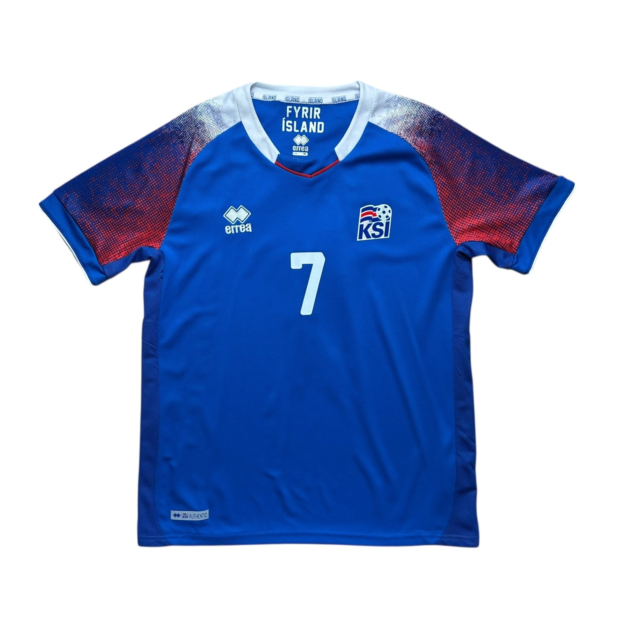 Iceland 2018 Home Shirt (M) Ngarsson 7 - Kitplug