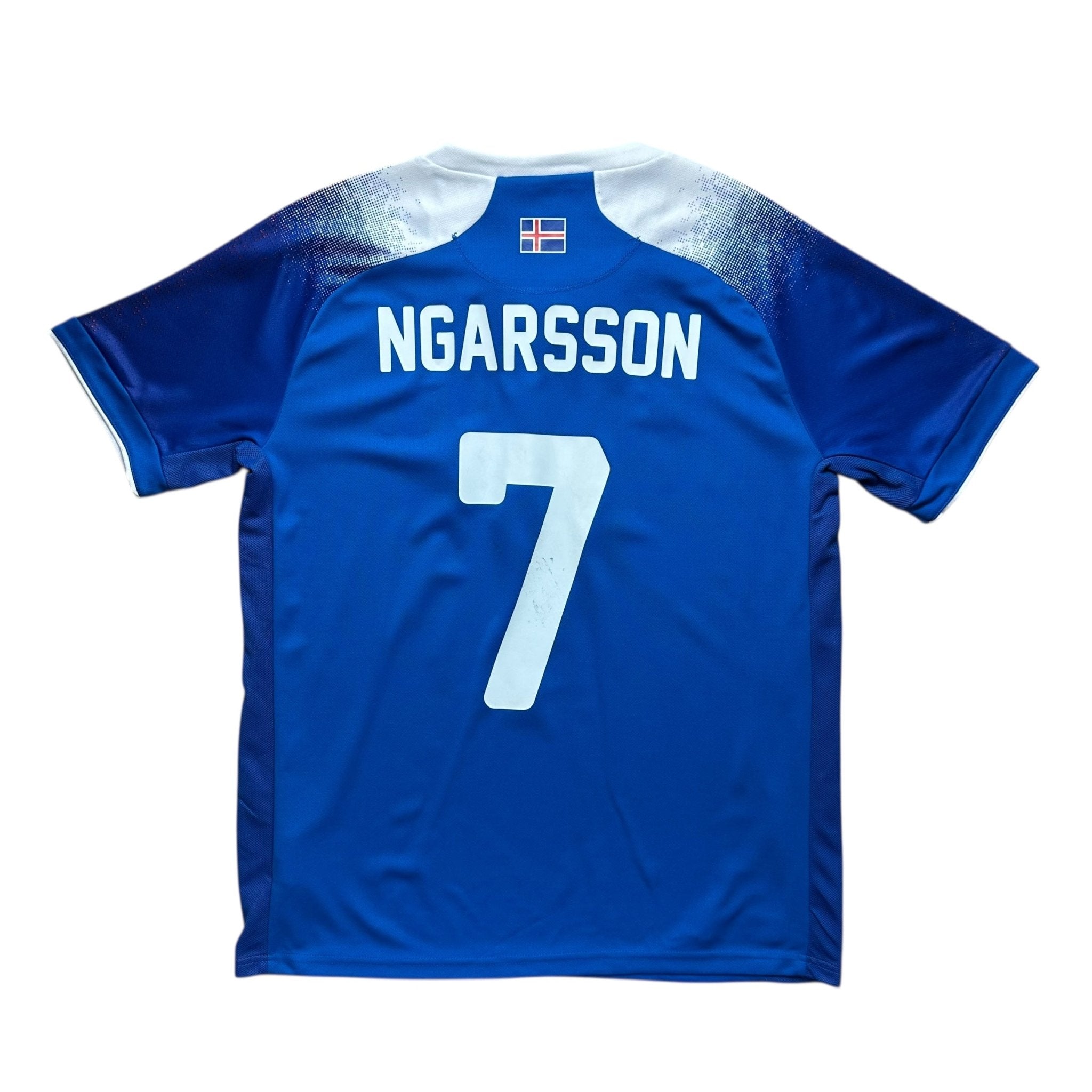 Iceland 2018 Home Shirt (M) Ngarsson 7 - Kitplug
