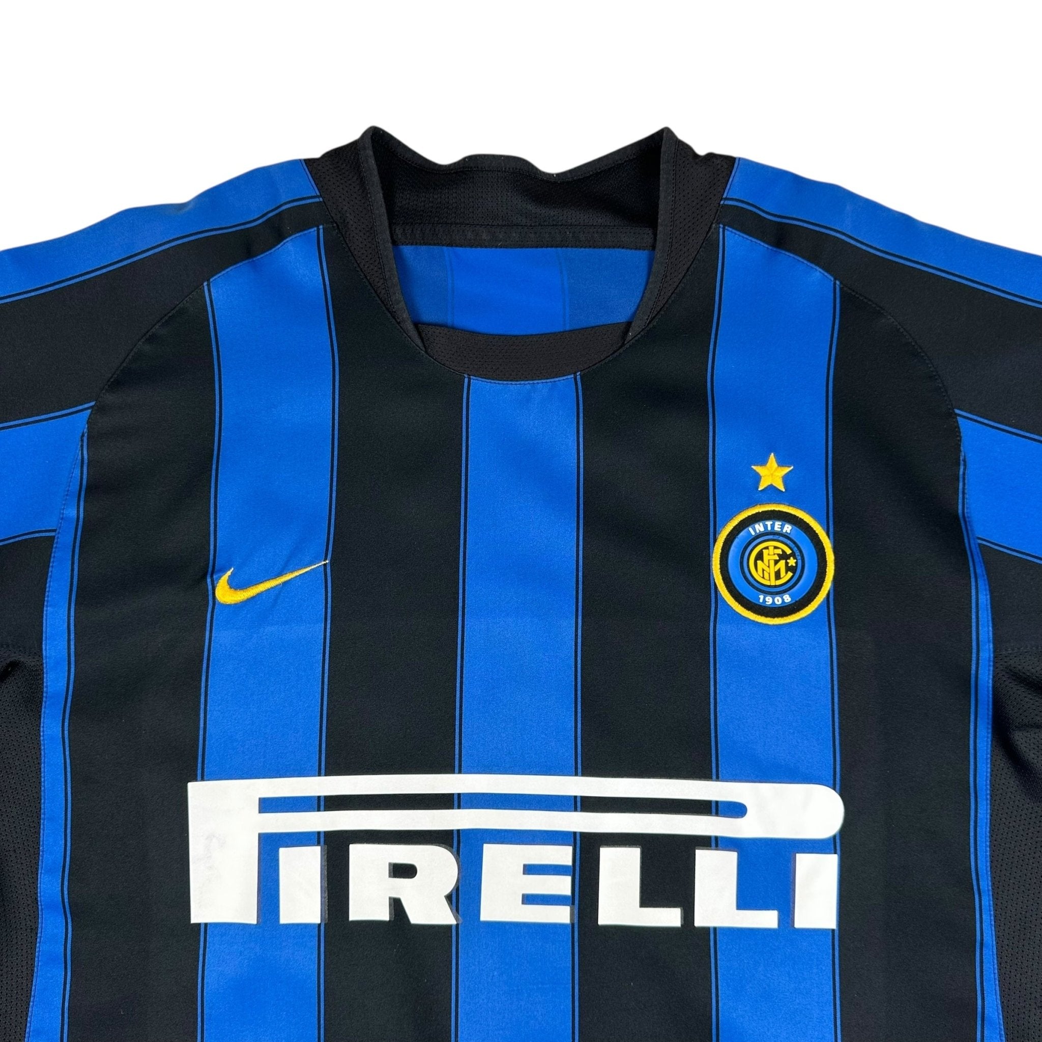 Inter Milan 2003-04 Home Shirt (M) Adriano 10 - Kitplug