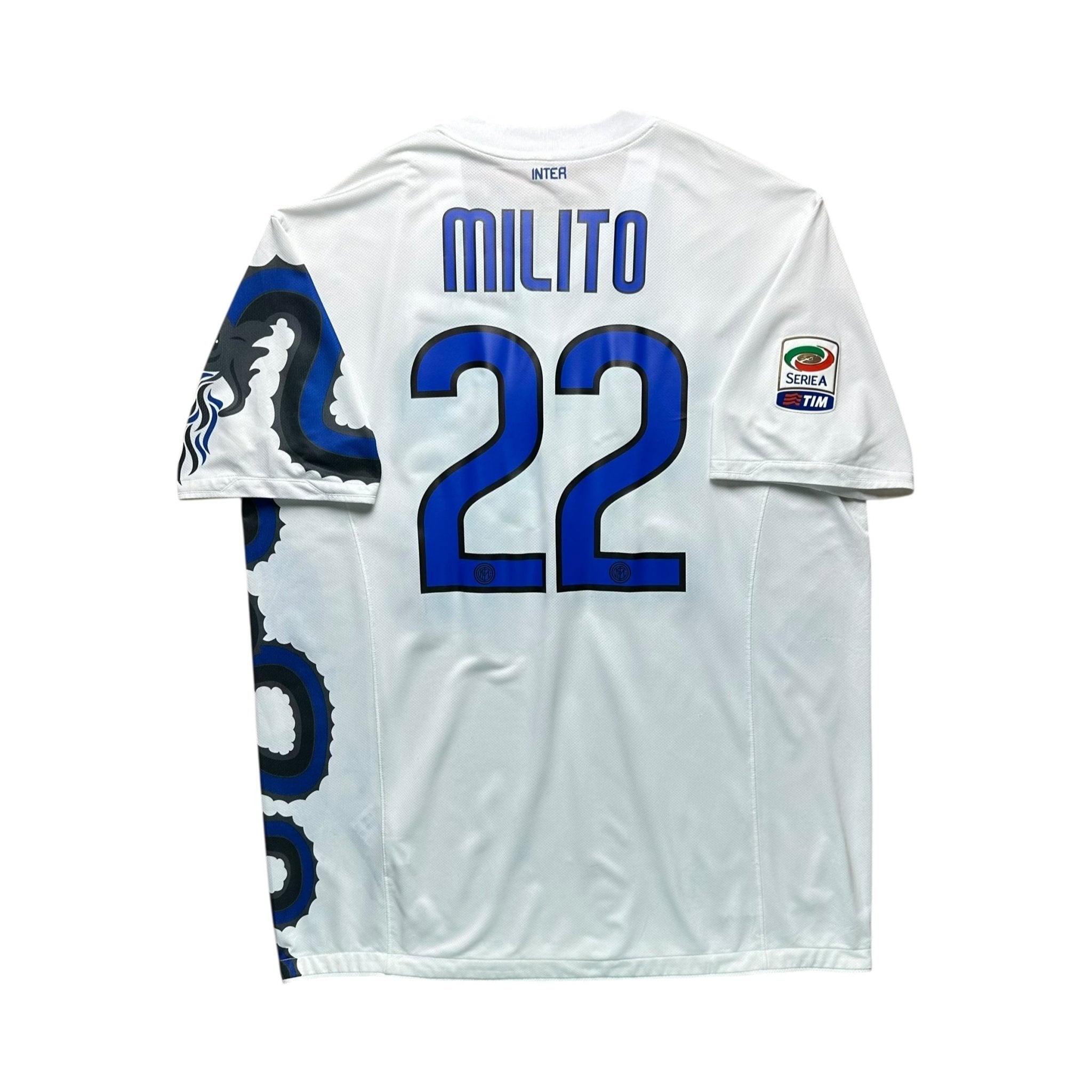 Inter Milan 2010 - 11 Away Shirt (XL) Milito 22 - Kitplug